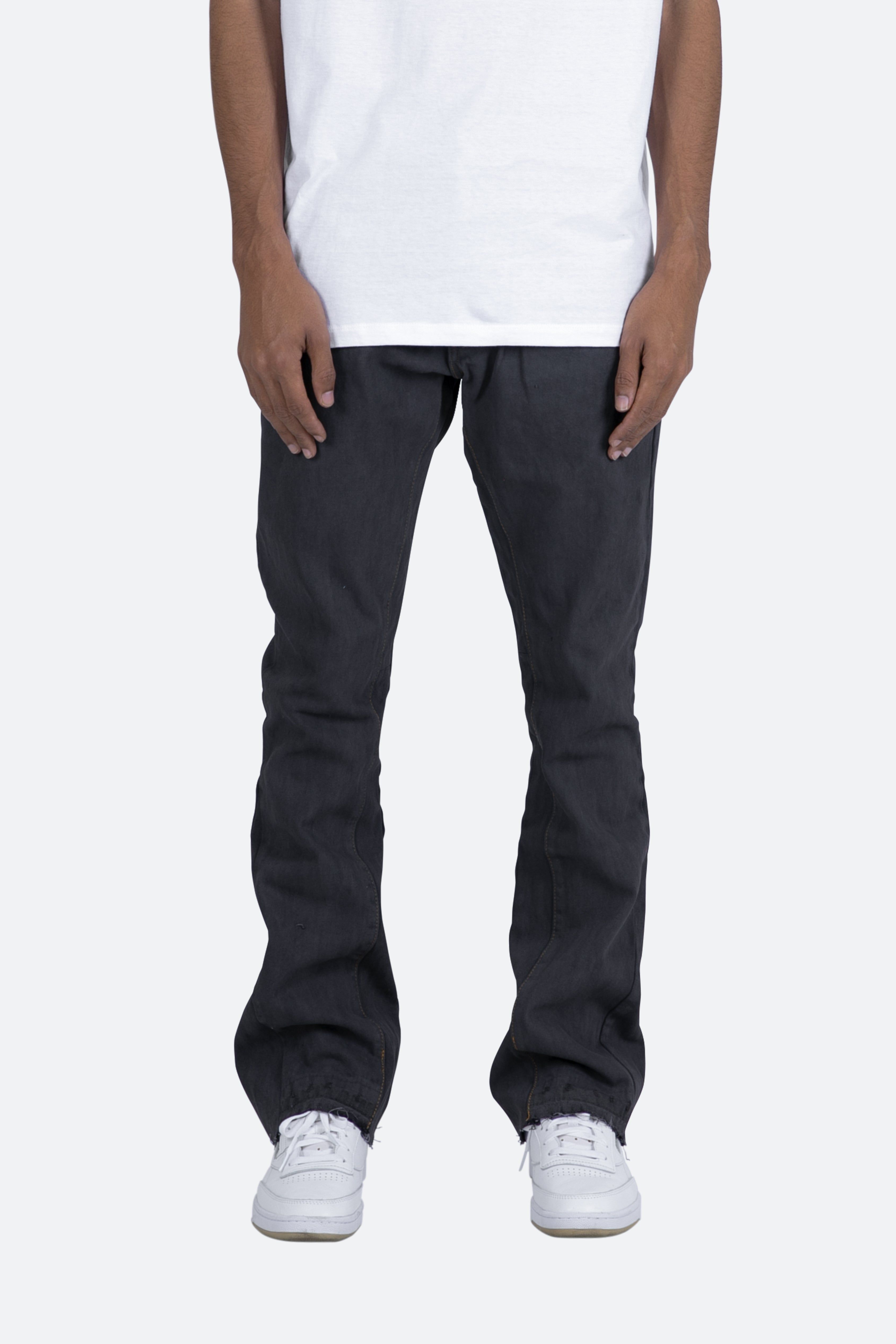 B411 Flare Denim - Black sold by MNML