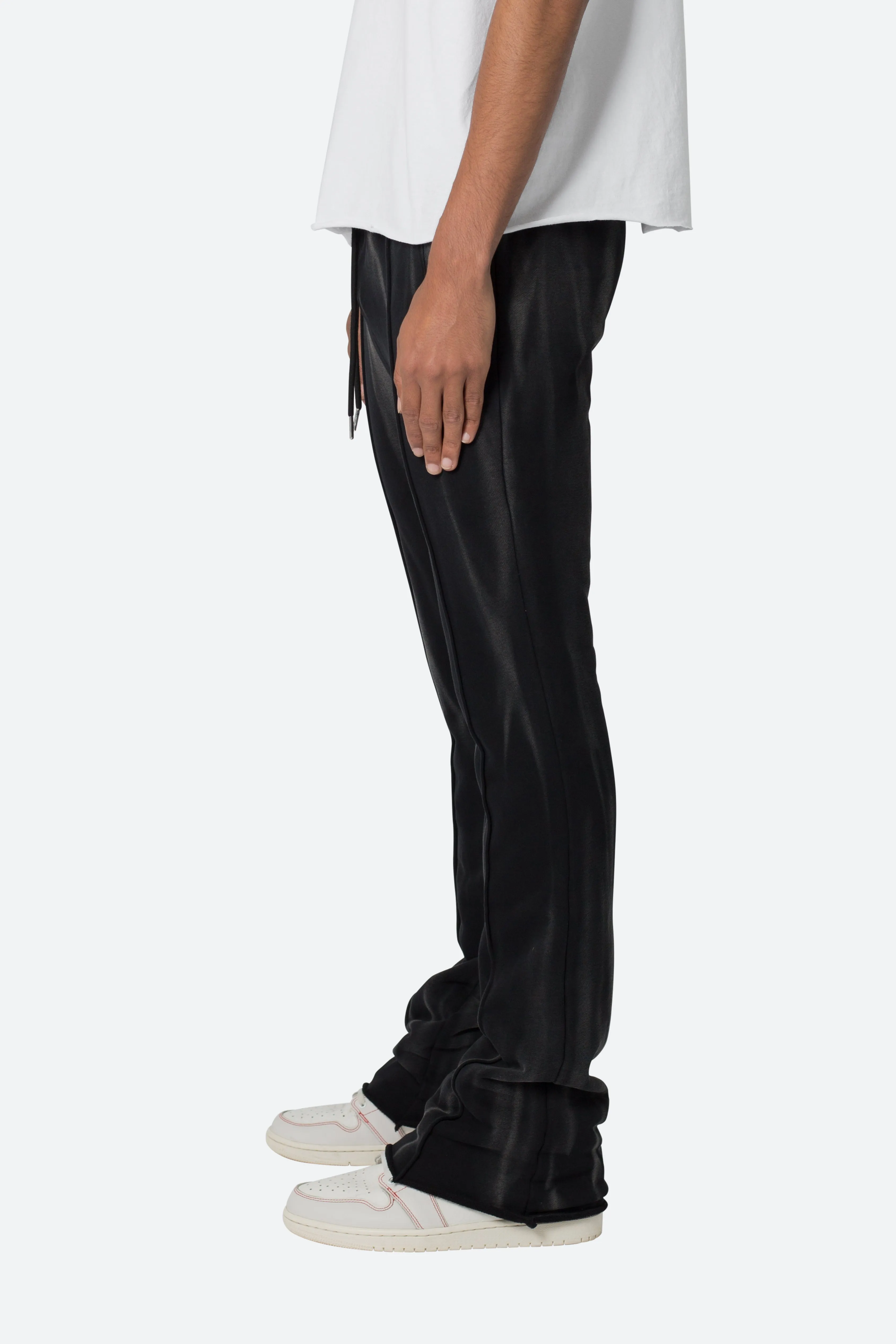 French Terry Flare Sweatpants - Black sold by MNML product image thumbnail 5