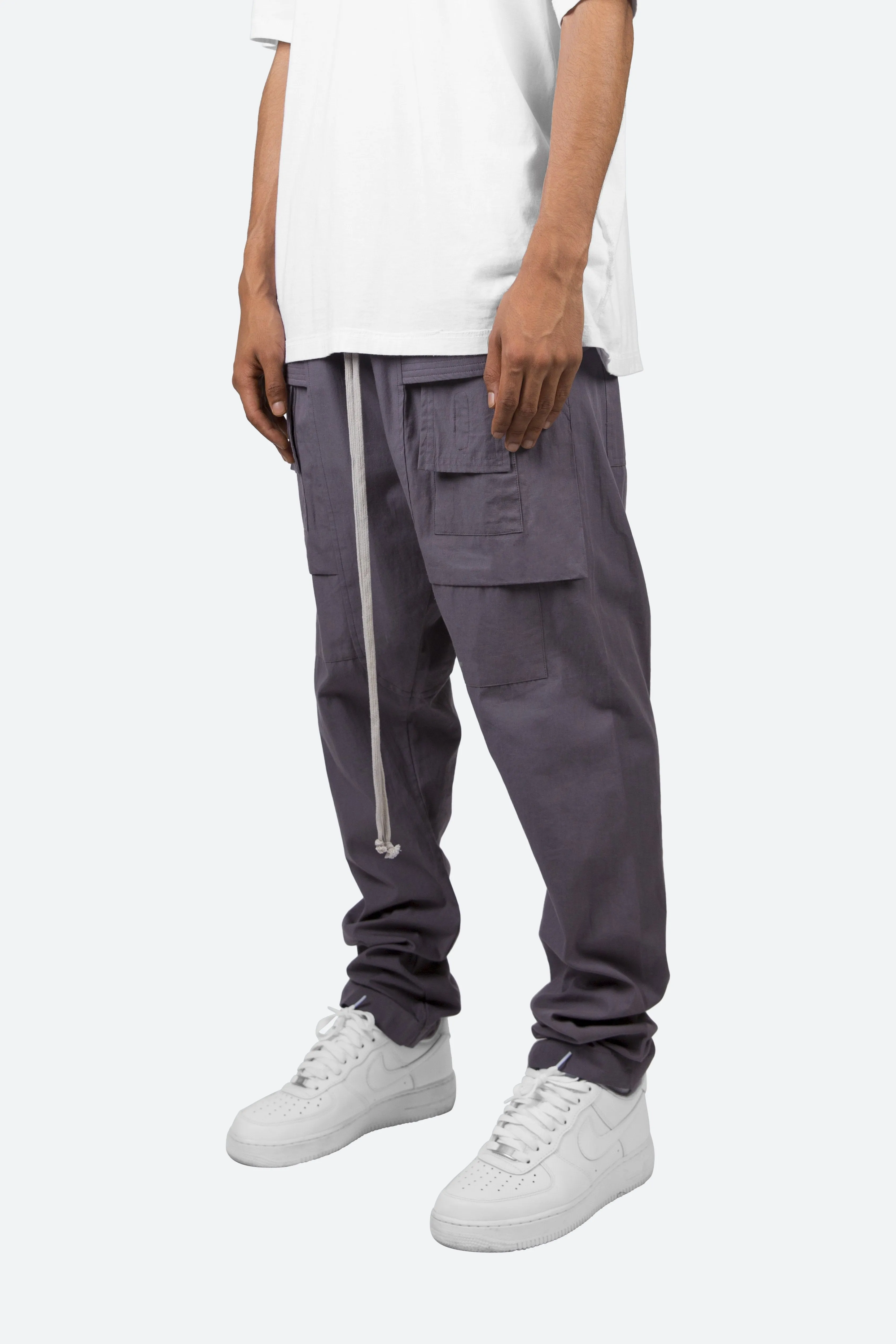 Drop Crotch Cargo Pants - Charcoal Grey sold by MNML product image thumbnail 3