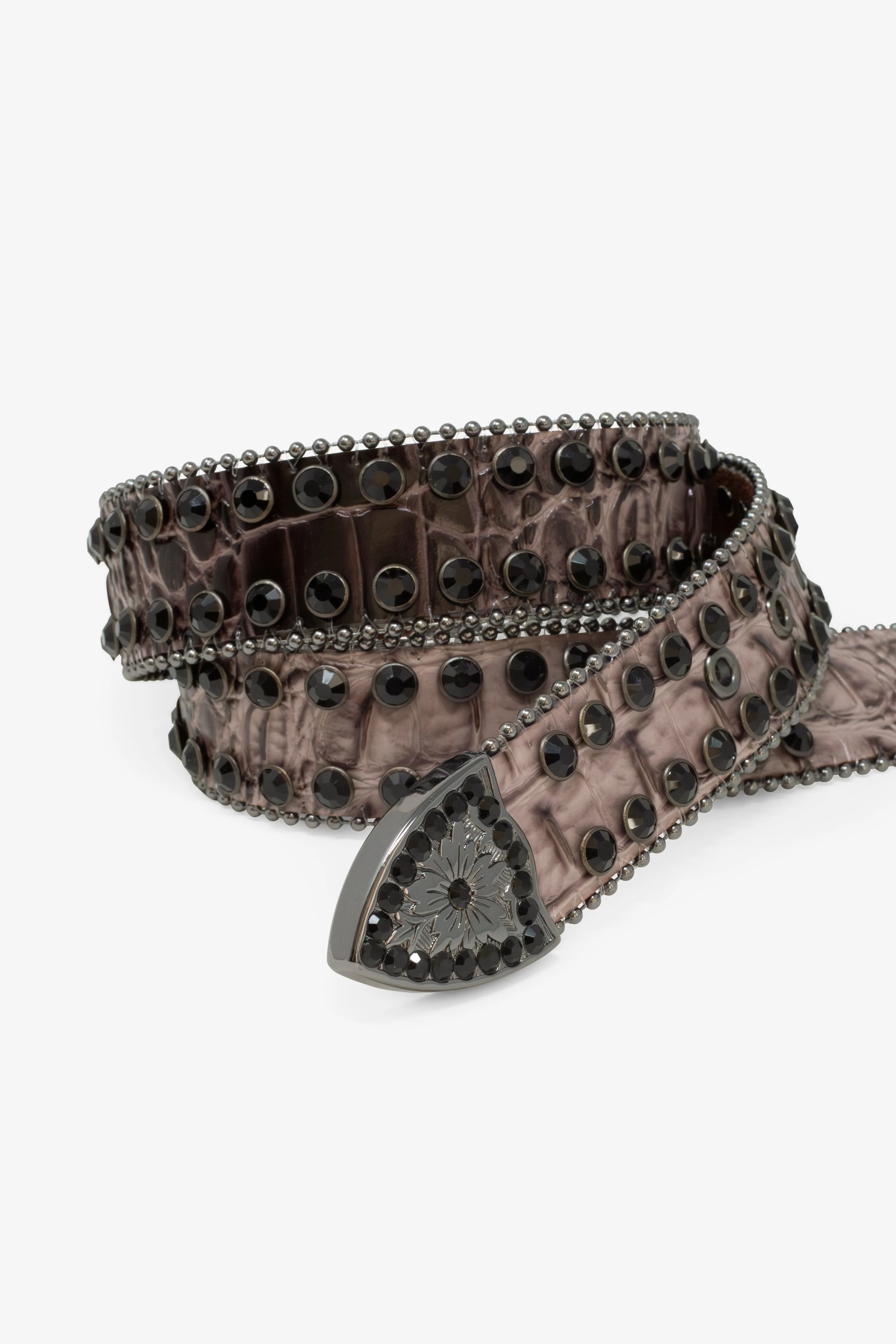 Double Row Studded Belt - Taupe sold by MNML product image thumbnail 3