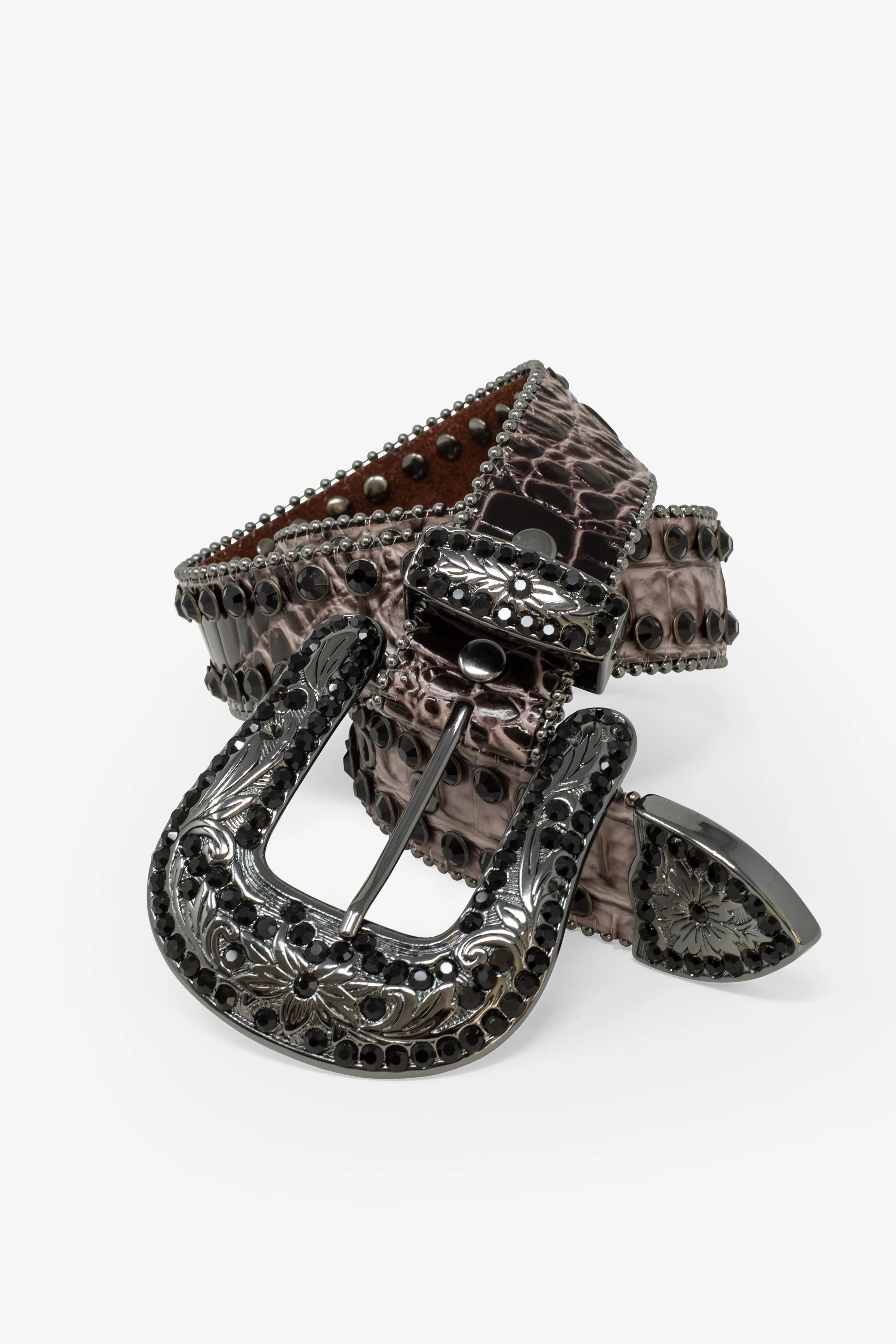 Double Row Studded Belt - Taupe sold by MNML product image thumbnail 2