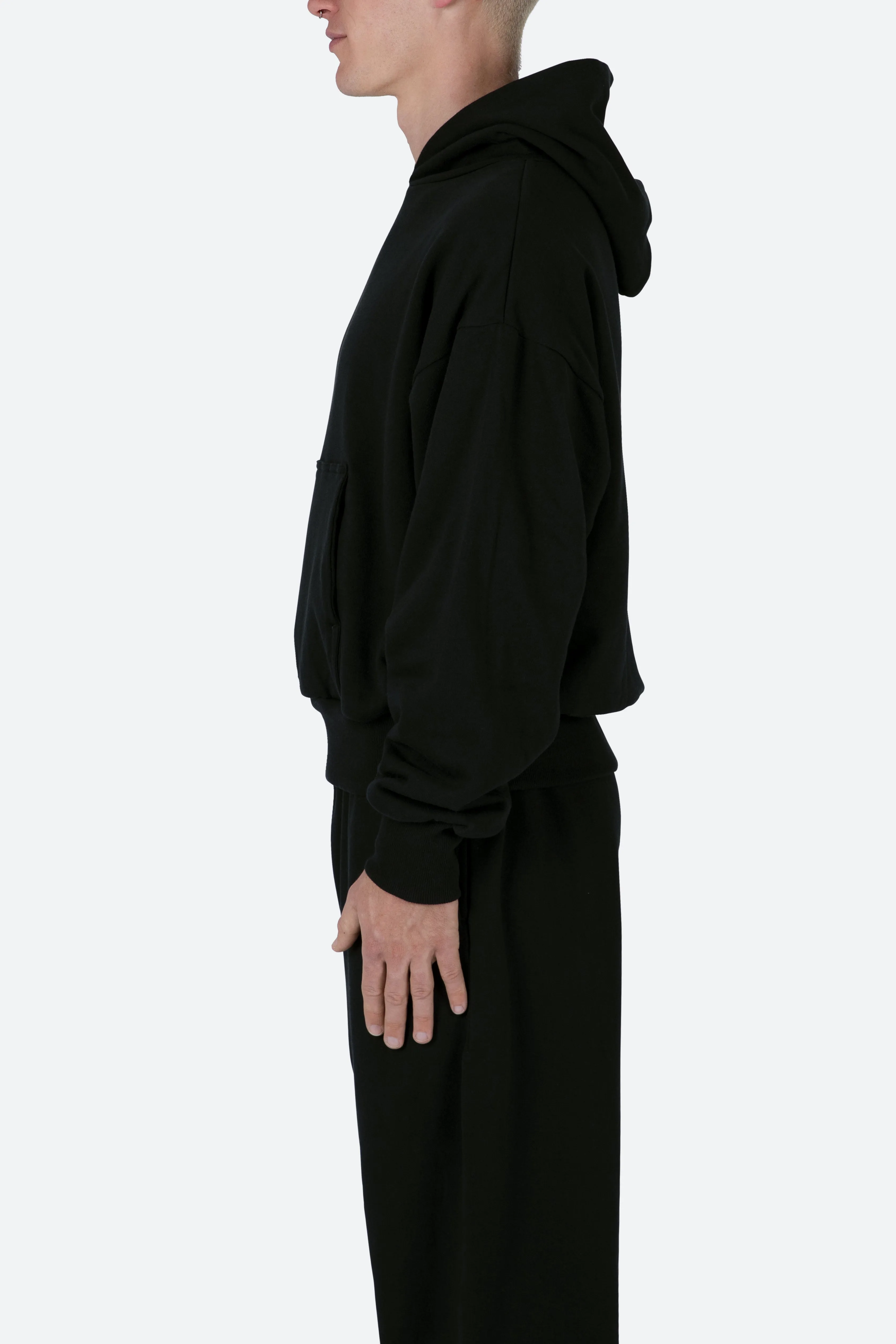 Double Layer Hoodie - Black sold by MNML product image thumbnail 5