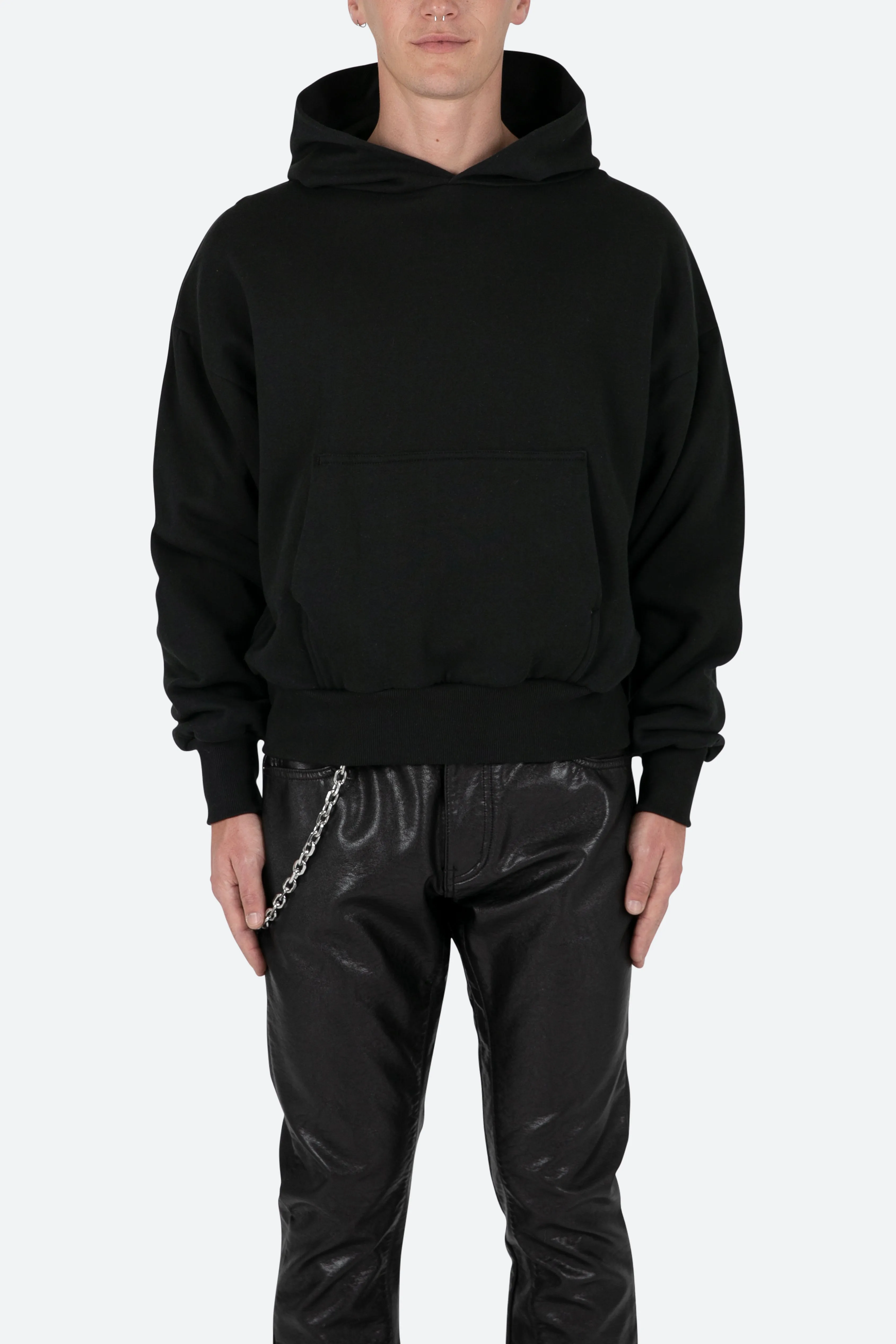 Double Layer Hoodie - Black sold by MNML