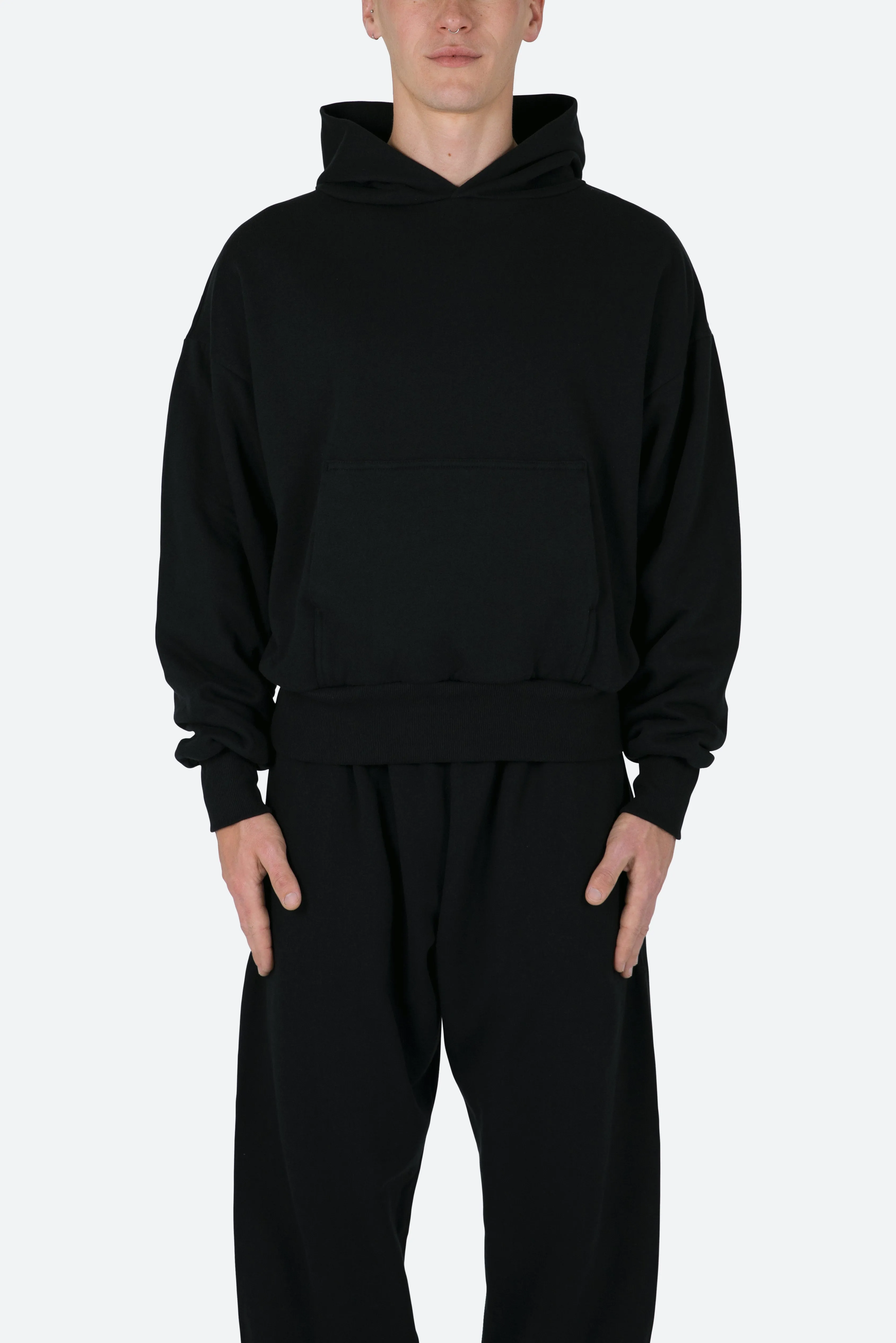 Double Layer Hoodie - Black sold by MNML product image thumbnail 3