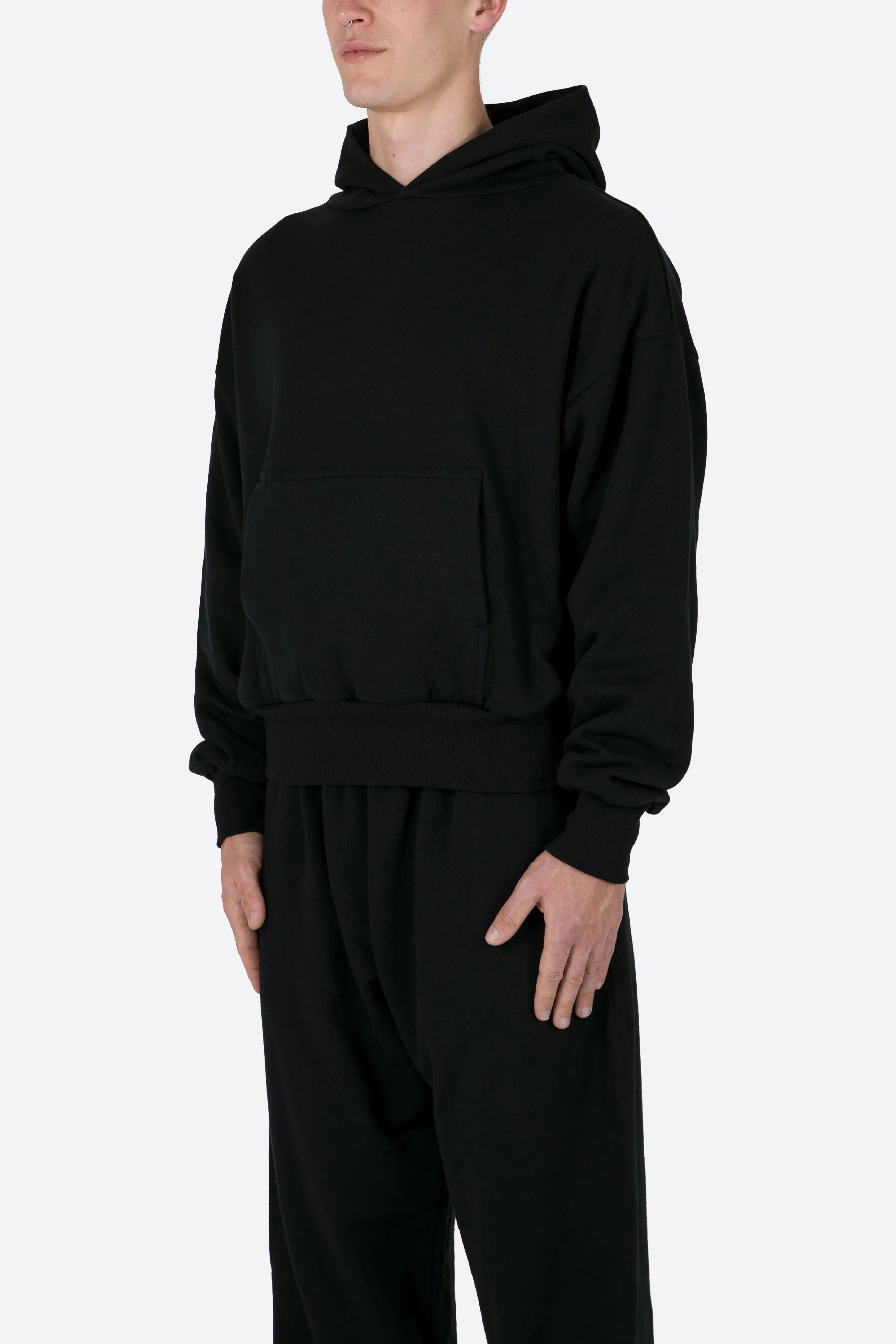 Double Layer Hoodie - Black sold by MNML product image thumbnail 4