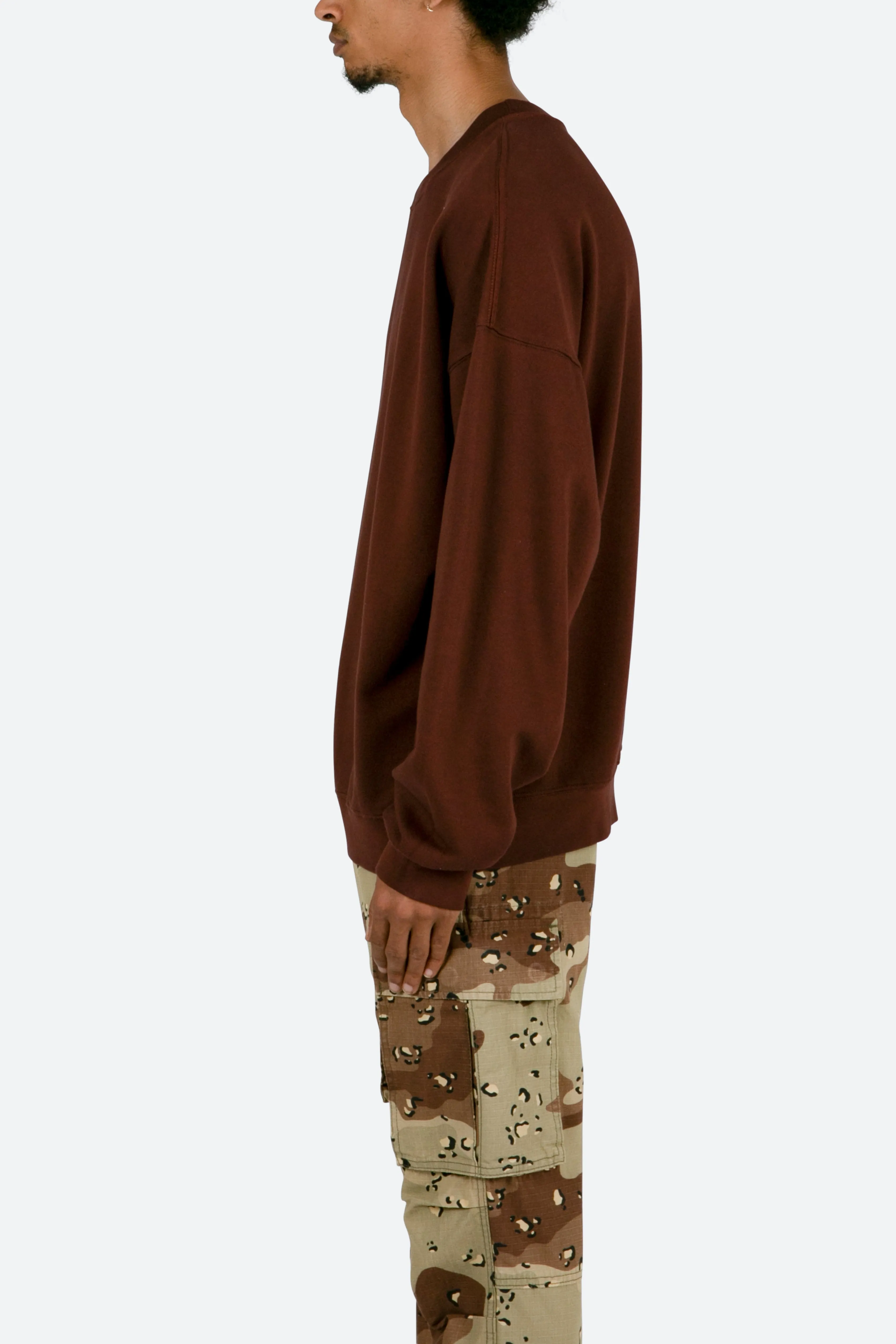 Every Day Crewneck - Brown sold by MNML product image thumbnail 5