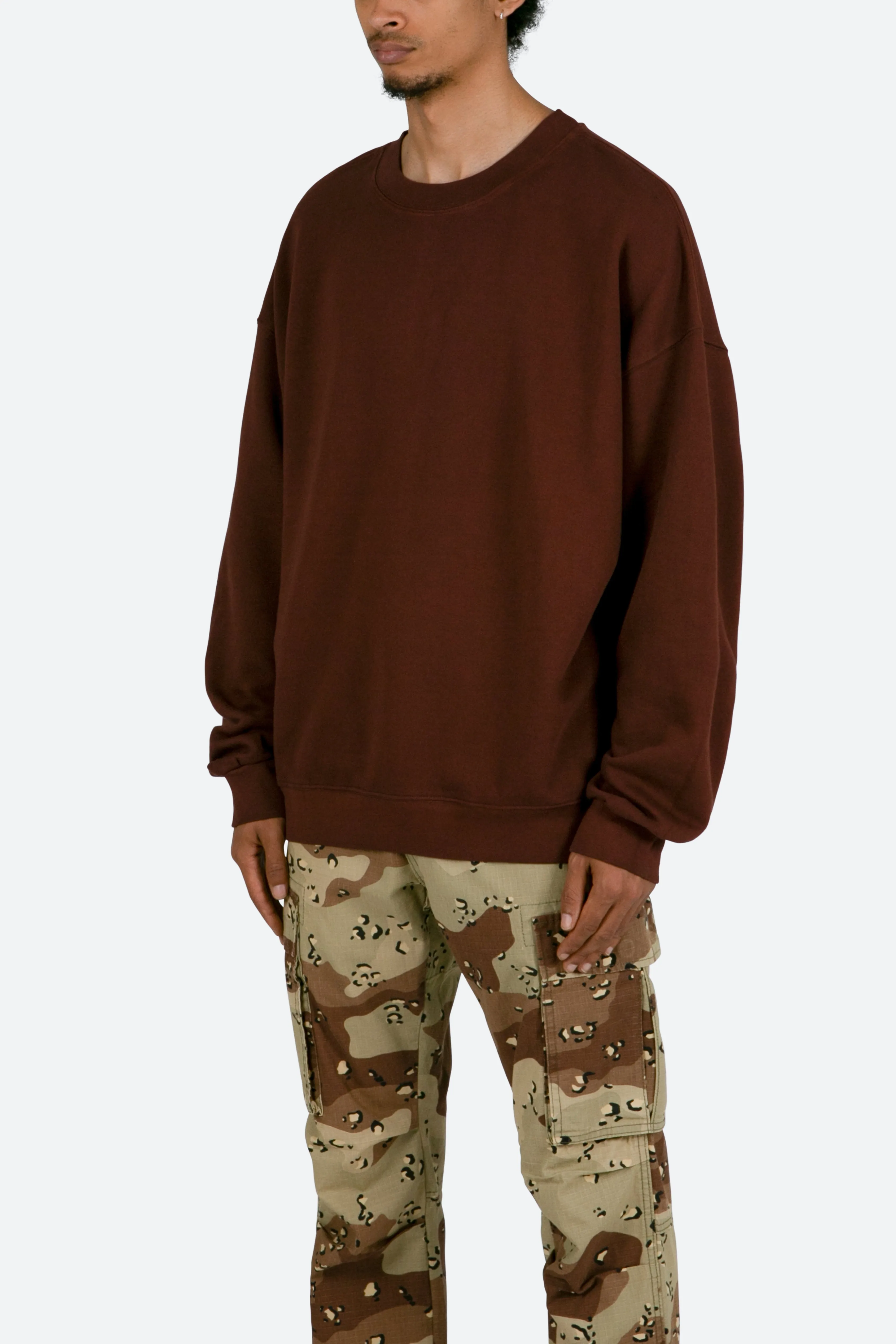 Every Day Crewneck - Brown sold by MNML product image thumbnail 4