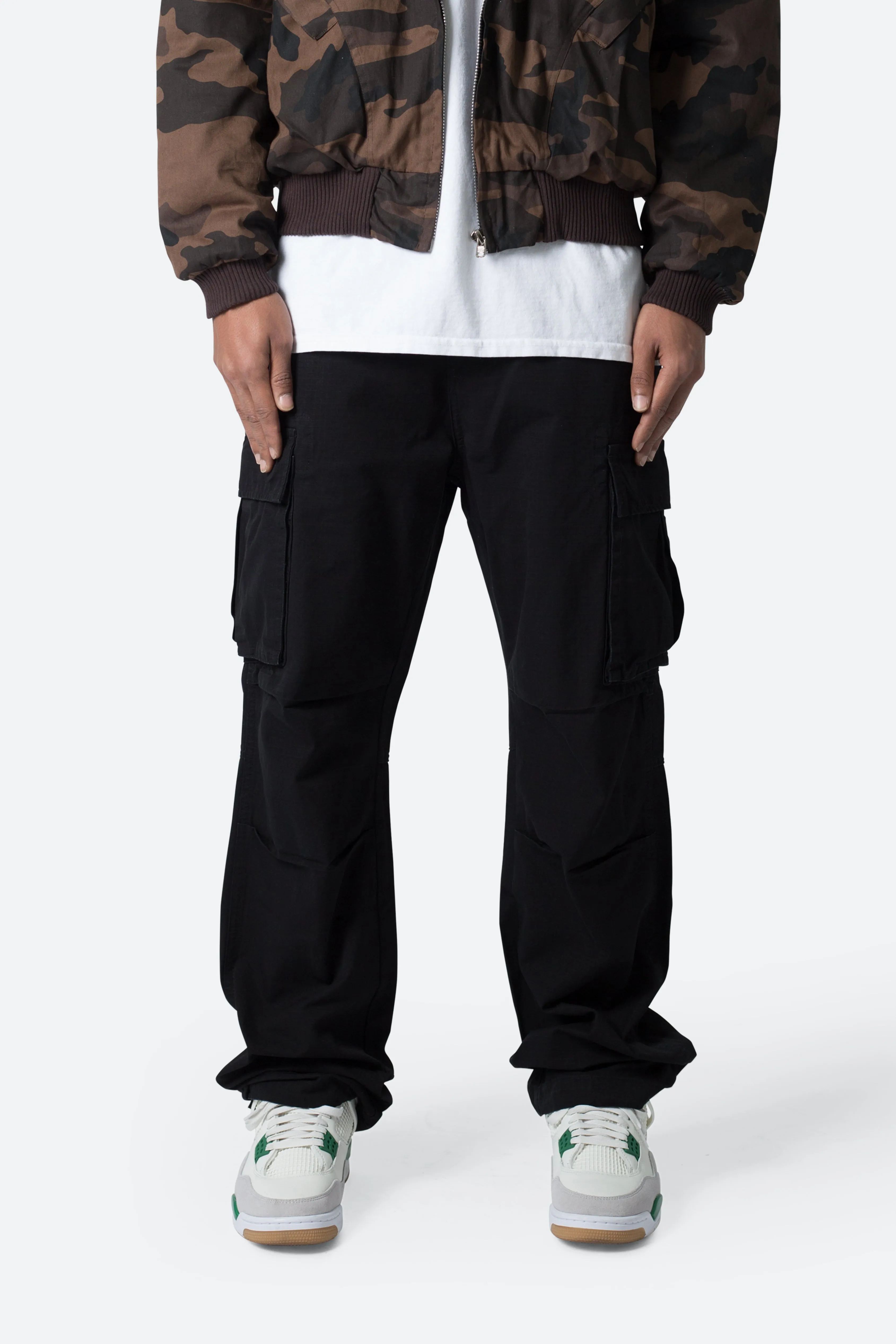 Ultra Baggy Vintage Cargo Pants - Black sold by MNML