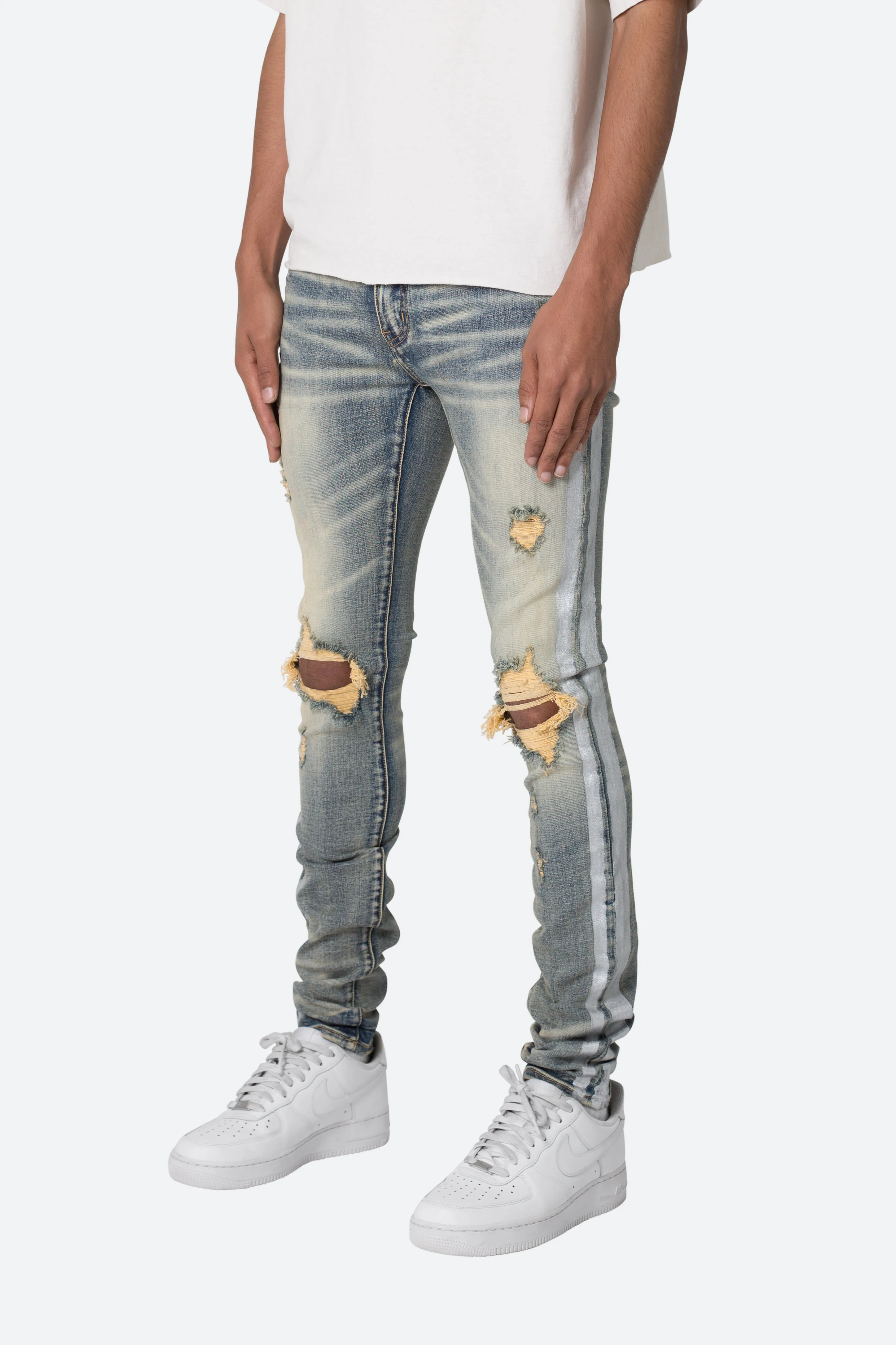 X560 Skinny Glitter Denim - Blue sold by MNML product image thumbnail 2