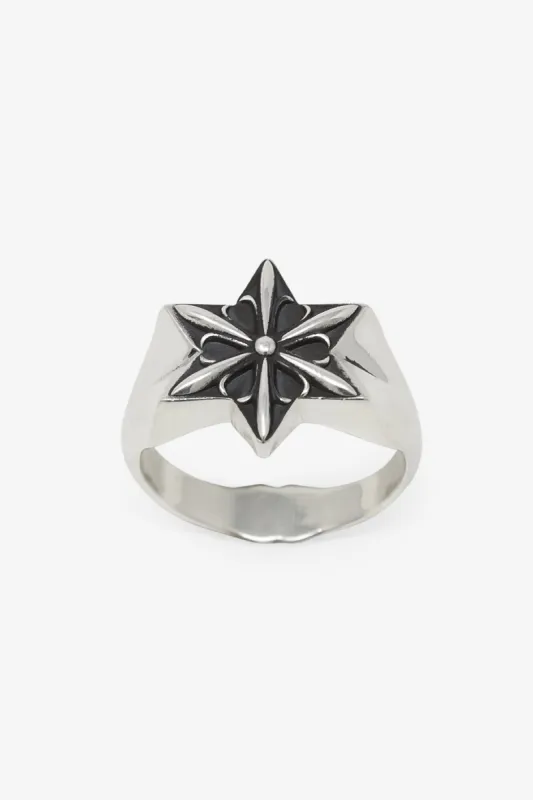 Gothic Star Sterling Silver Ring - SIlver sold by MNML