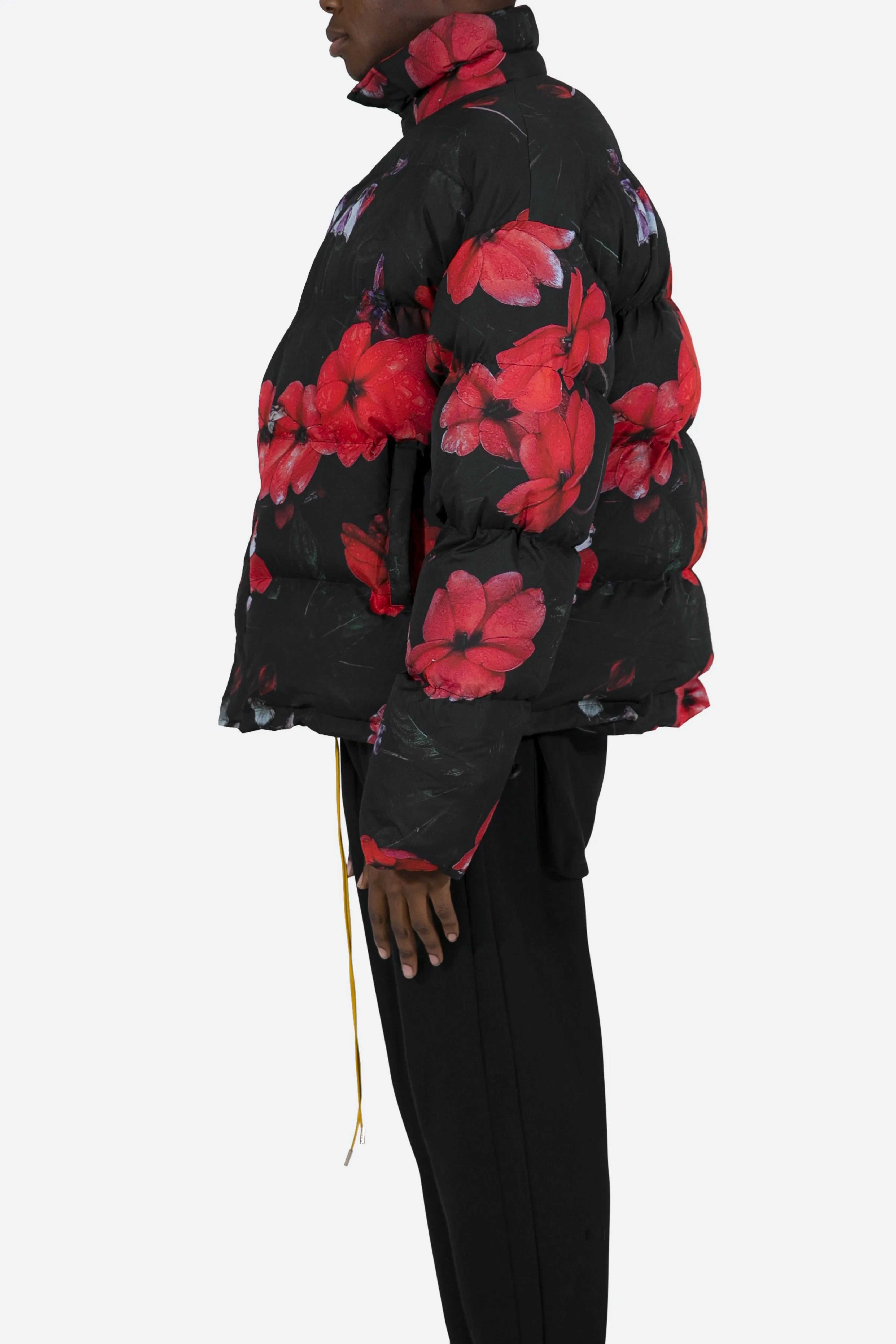 Floral Puffer Jacket - Multi sold by MNML product image thumbnail 5