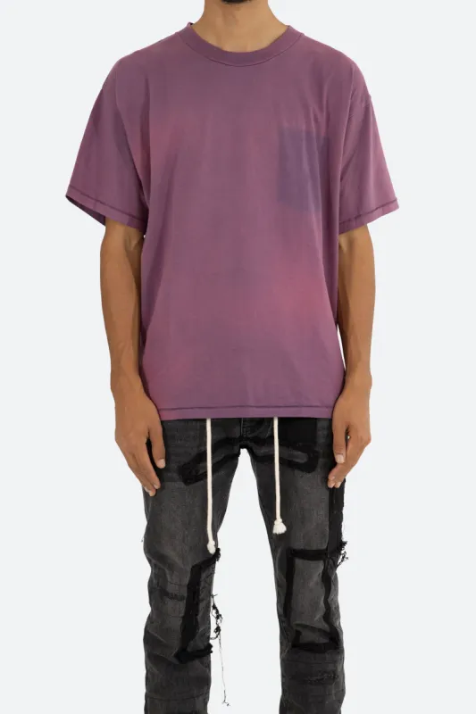 Missing Pocket Tee - Purple sold by MNML