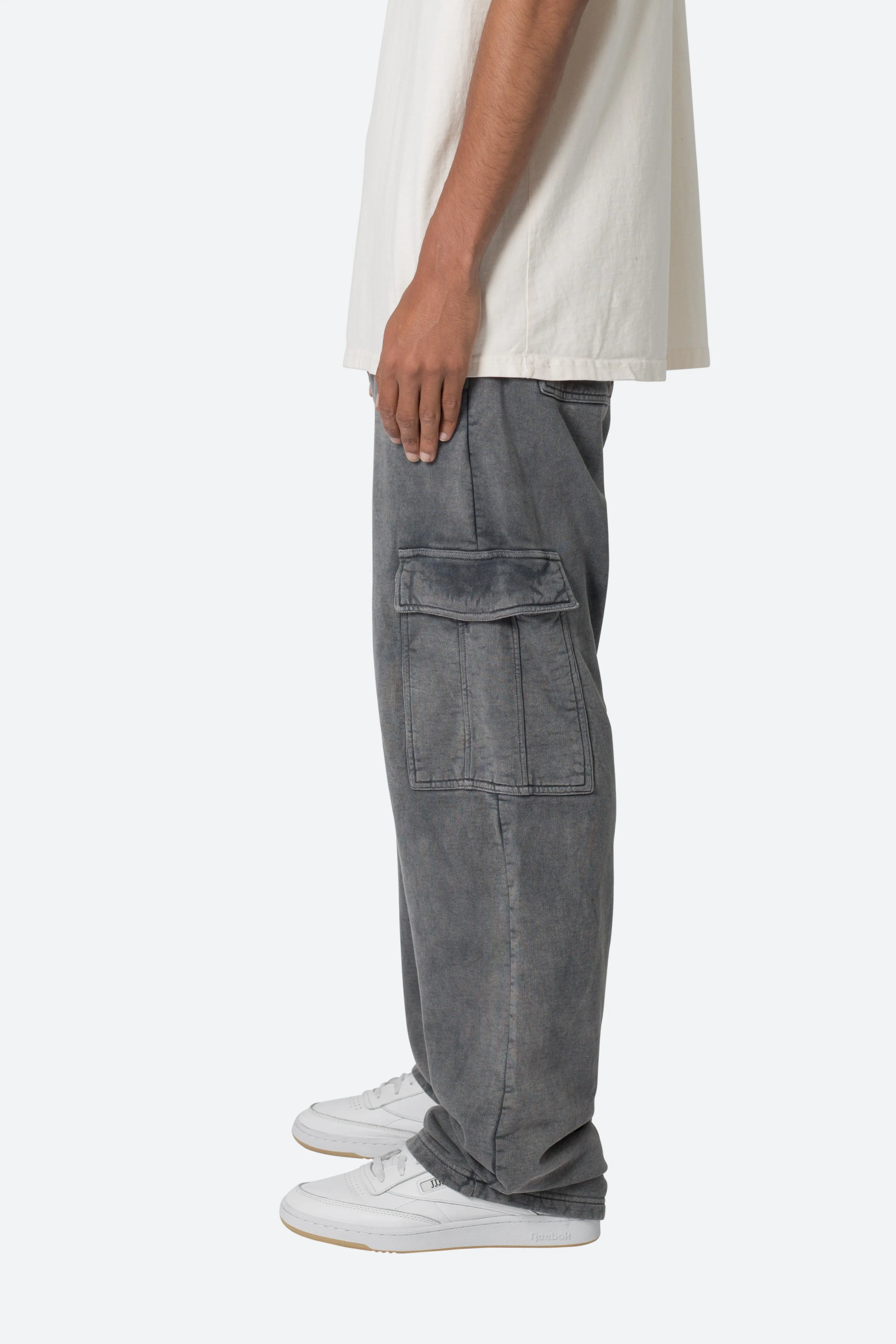 Washed Cargo Sweatpants - Black sold by MNML product image thumbnail 5