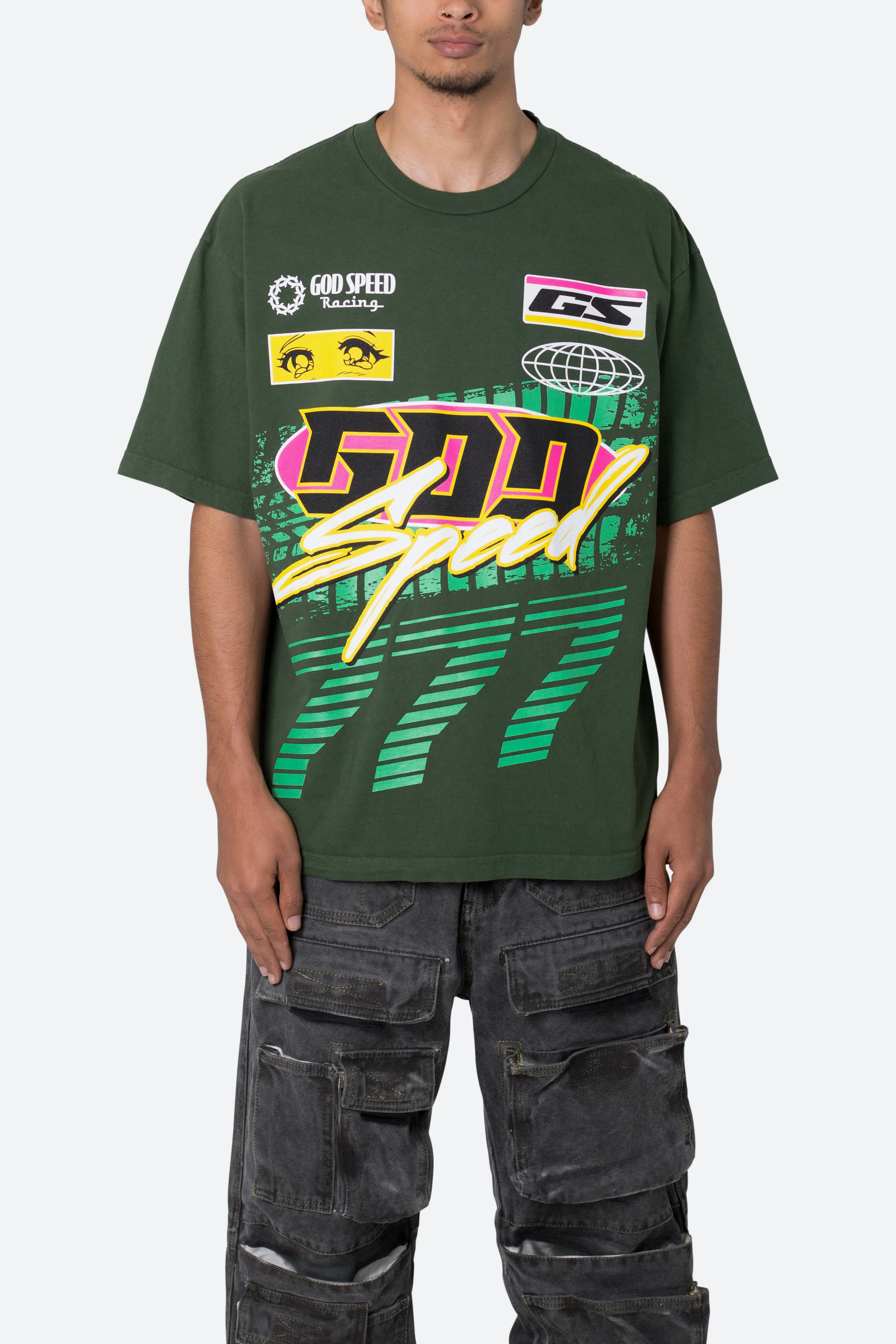 God Speed Tee - Green sold by MNML product image thumbnail 2