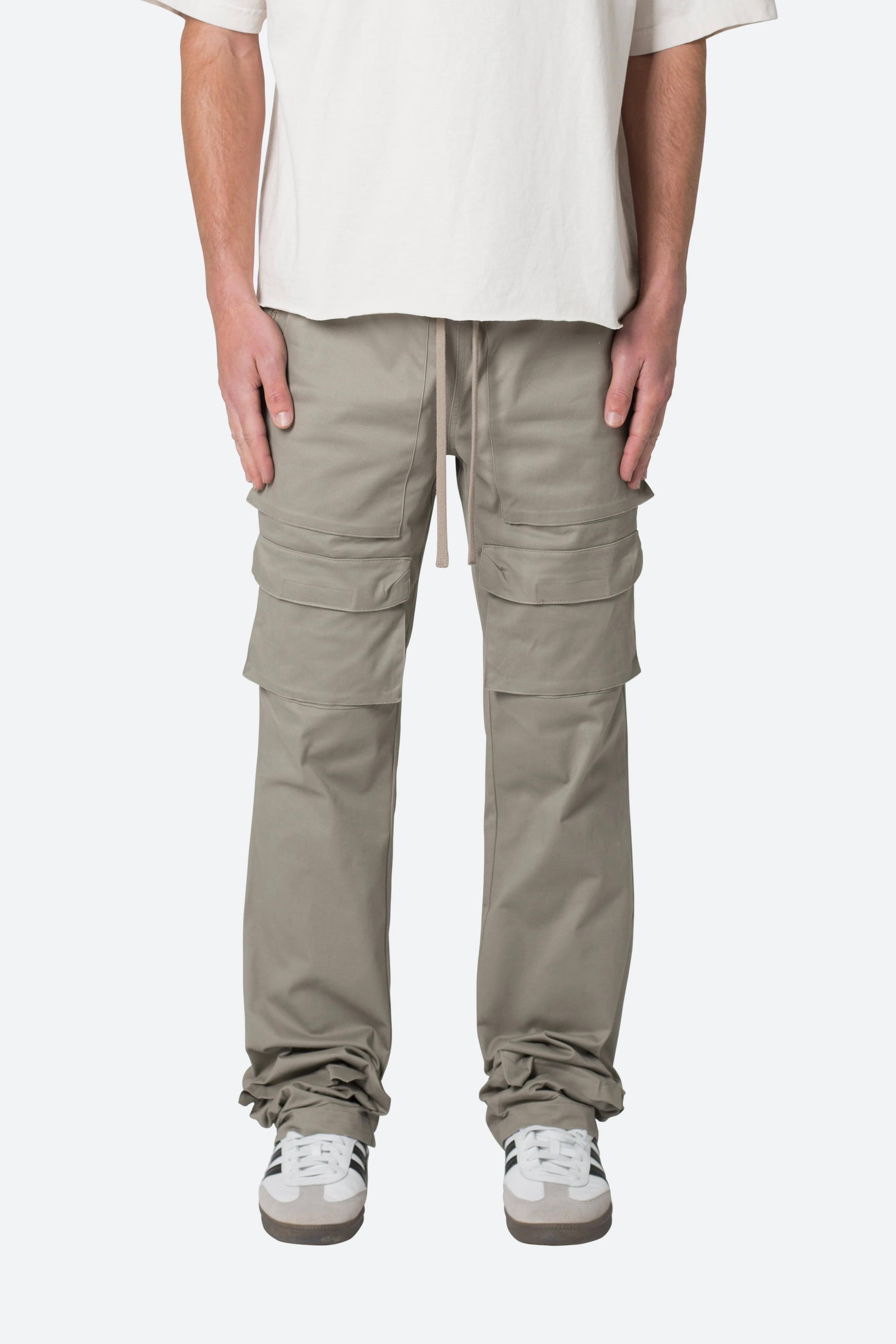 Drawstring Cargo Pants - Grey sold by MNML product image thumbnail 3