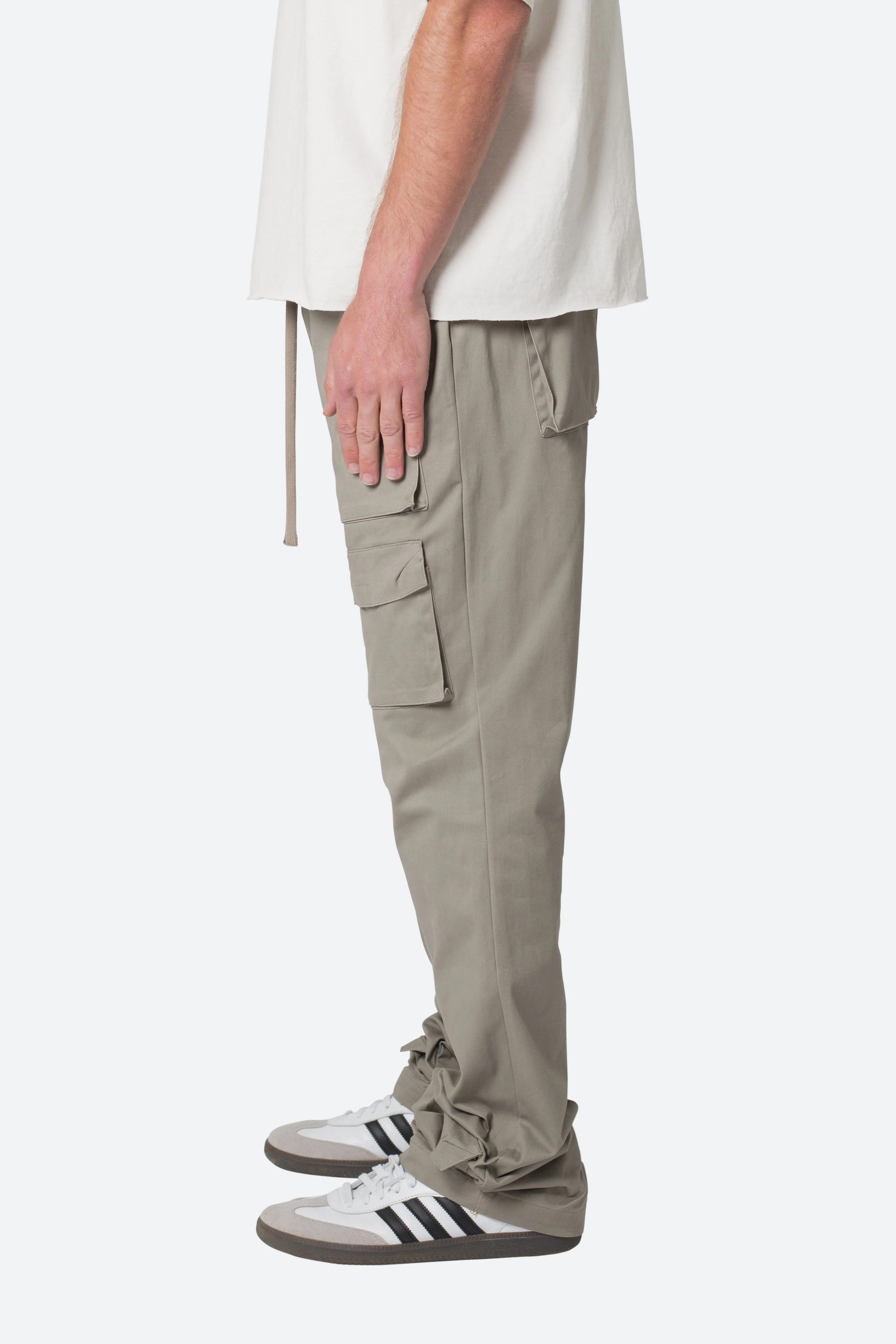 Drawstring Cargo Pants - Grey sold by MNML product image thumbnail 4