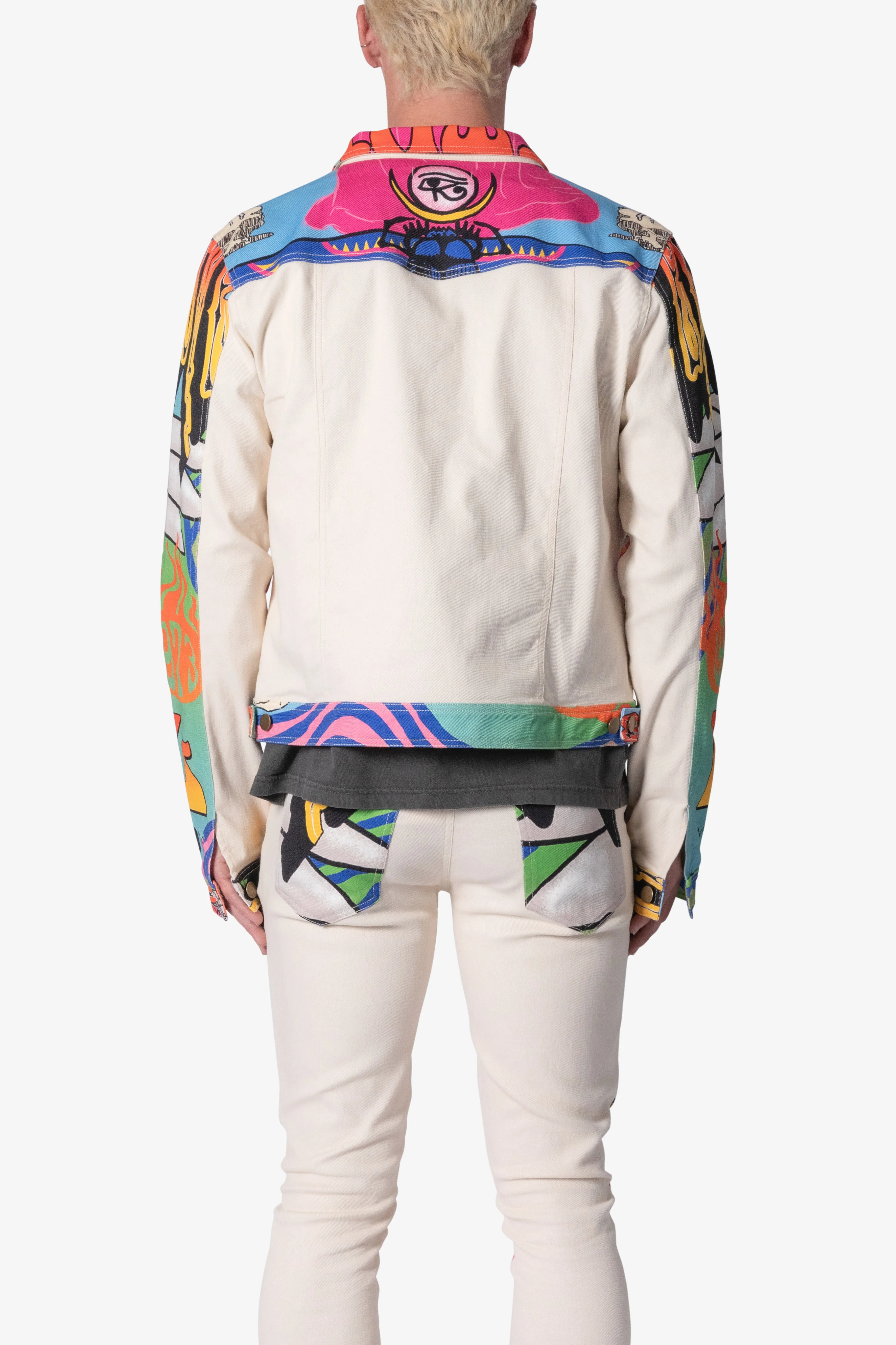 Festival Trucker Jacket - Multi sold by MNML product image thumbnail 5