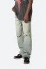 Knee Distressed Ultra Baggy Denim - Vintage Blue sold by MNML