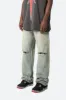 Knee Distressed Ultra Baggy Denim - Vintage Blue sold by MNML