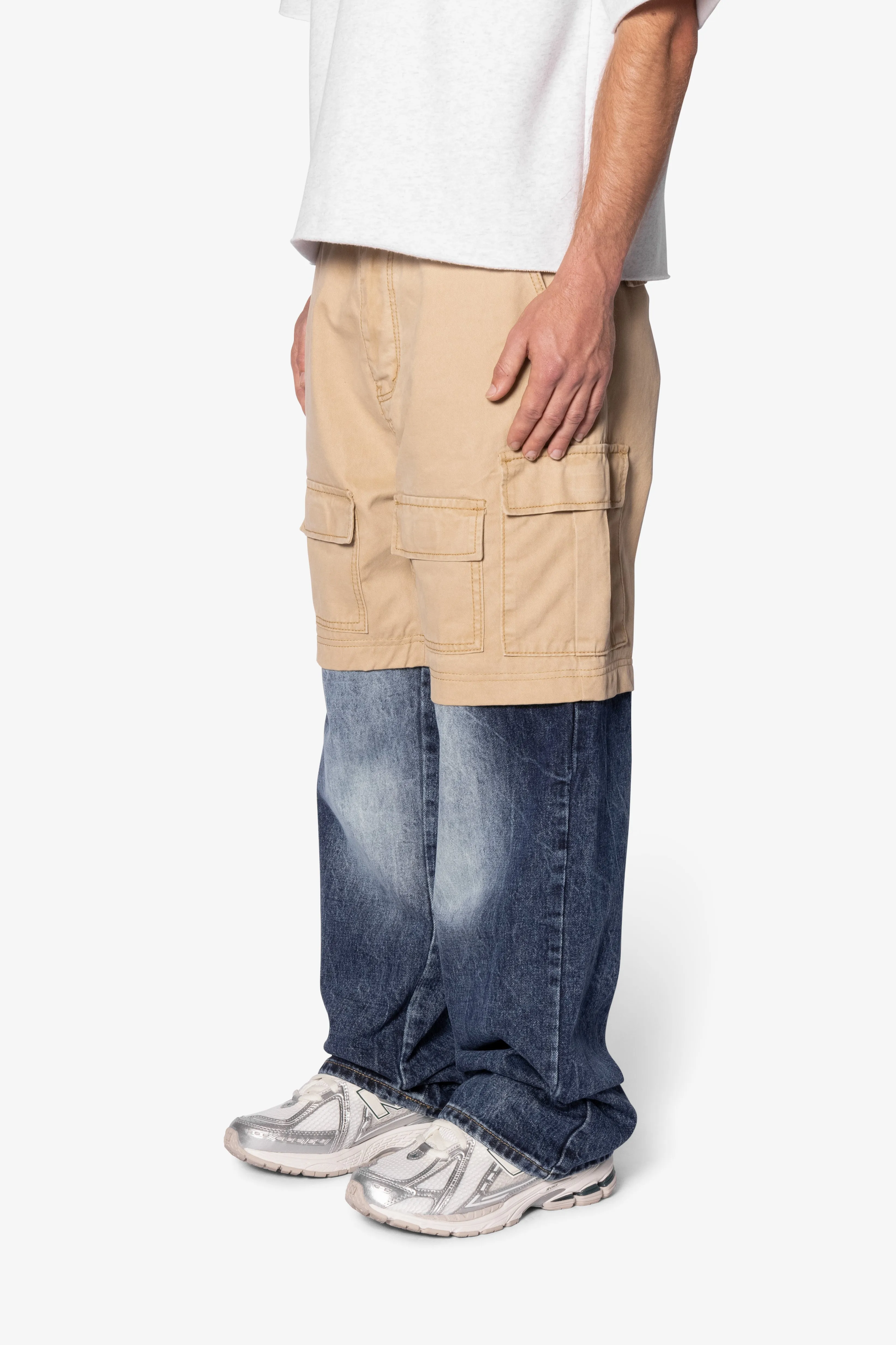 Ultra Baggy 70/30 Cargo Denim - Blue sold by MNML product image thumbnail 3