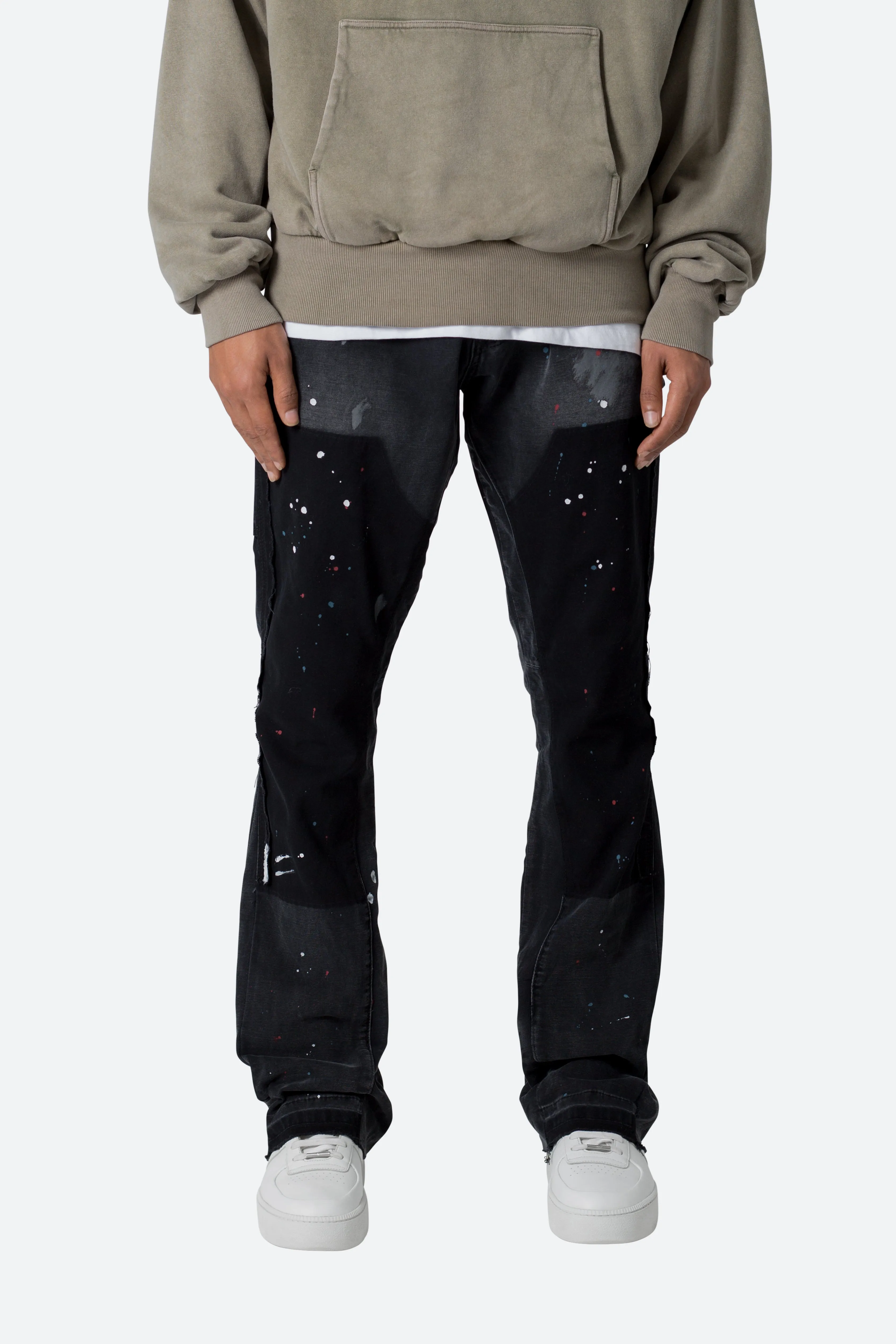 B243 Flare Denim - Black sold by MNML