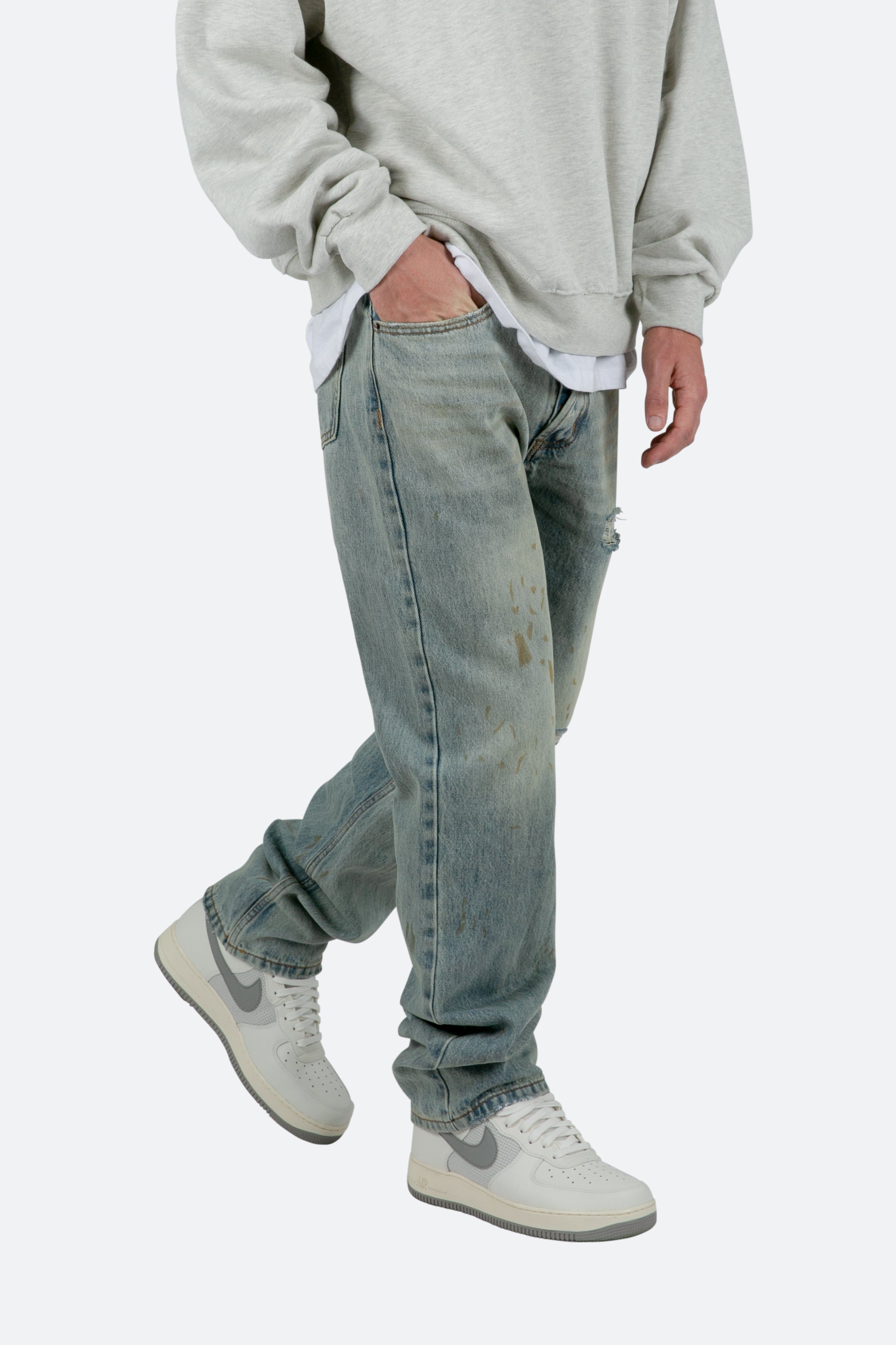 V489 Baggy Denim - Blue sold by MNML product image thumbnail 6