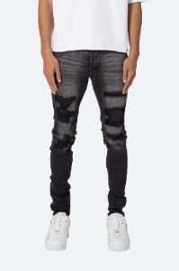 X539 Skinny Denim - Black sold by MNML