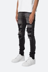 X539 Skinny Denim - Black sold by MNML