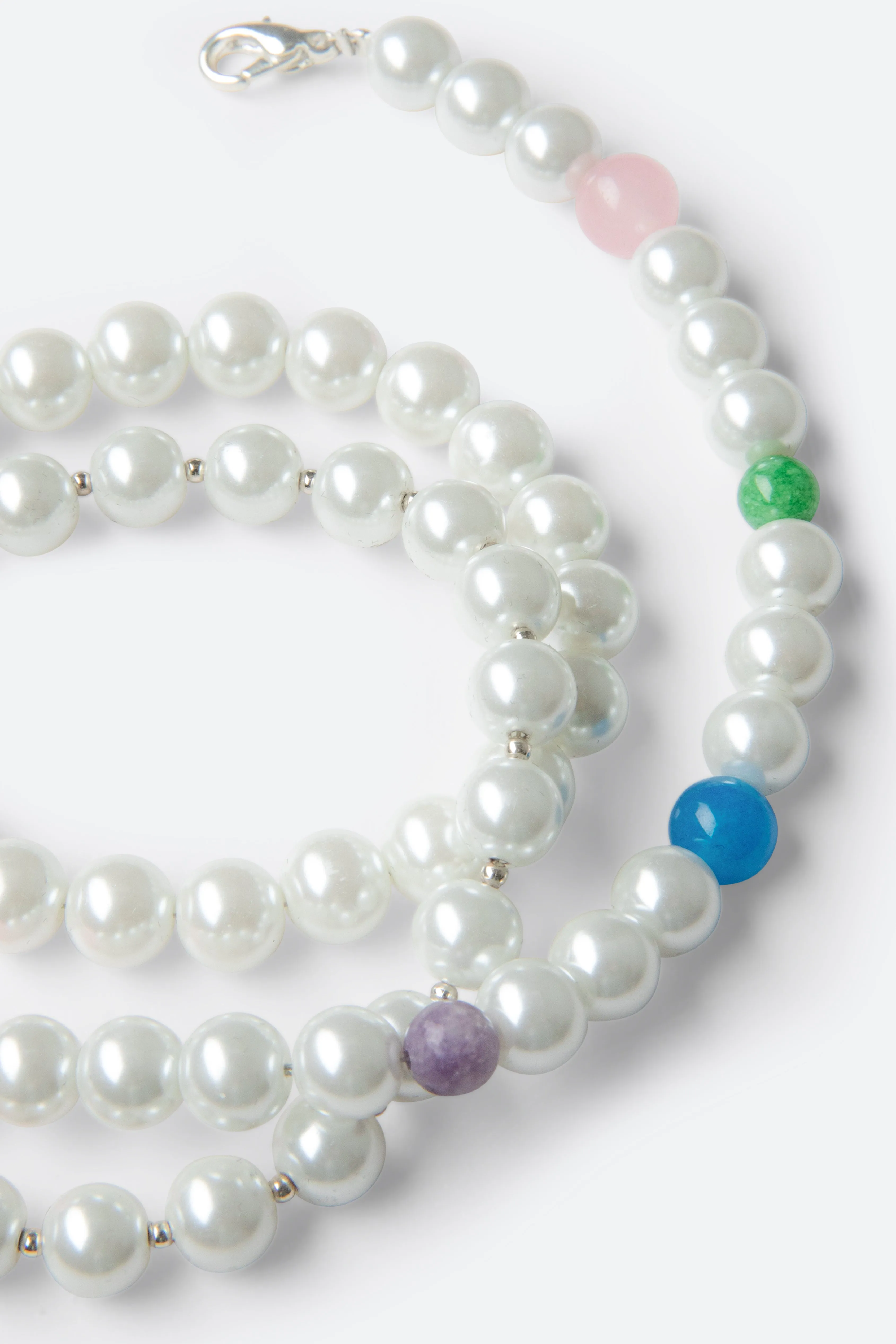 Solid Pearl Bracelet - Off White sold by MNML product image thumbnail 3