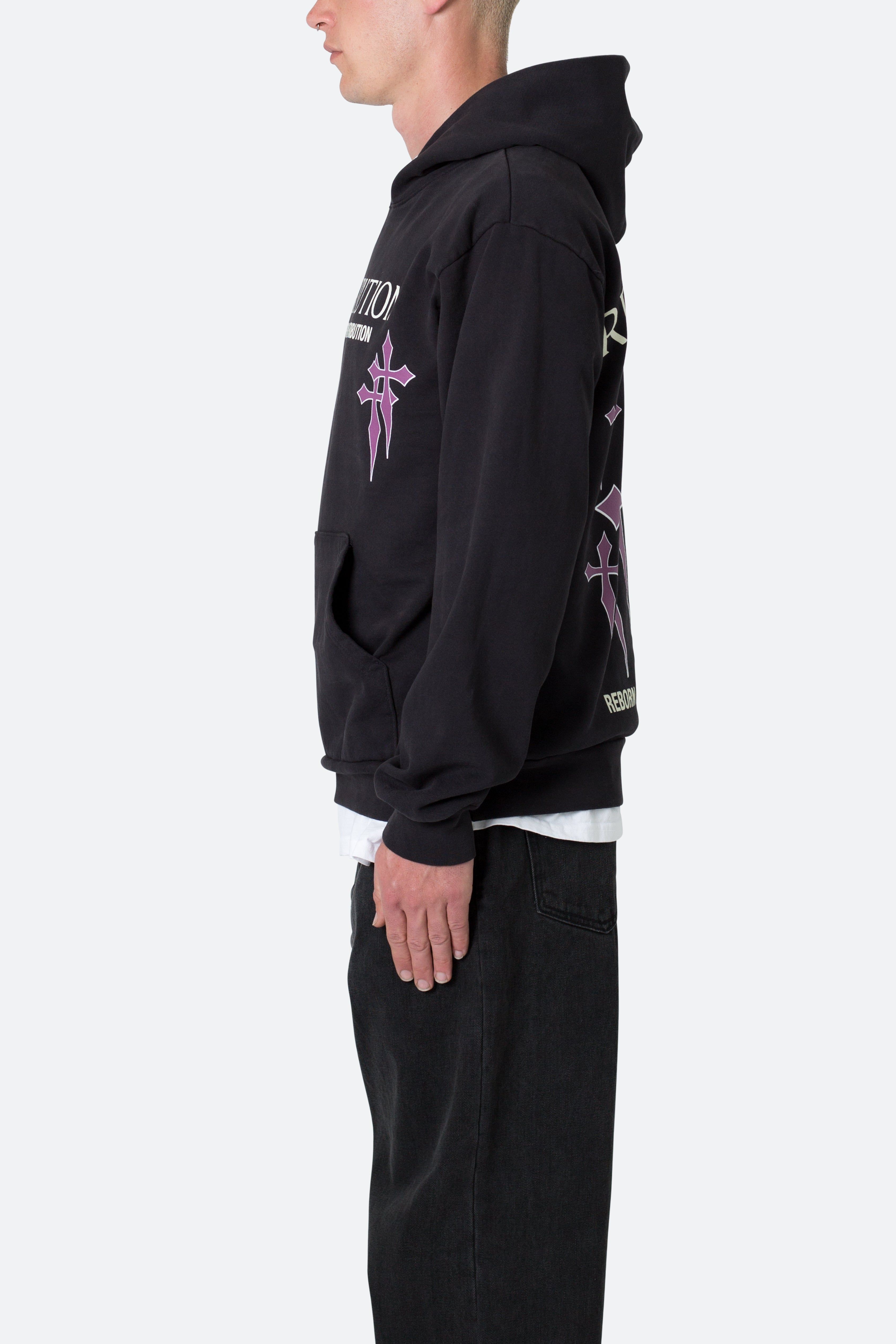 Retribution Hoodie - Washed Black sold by MNML product image thumbnail 5