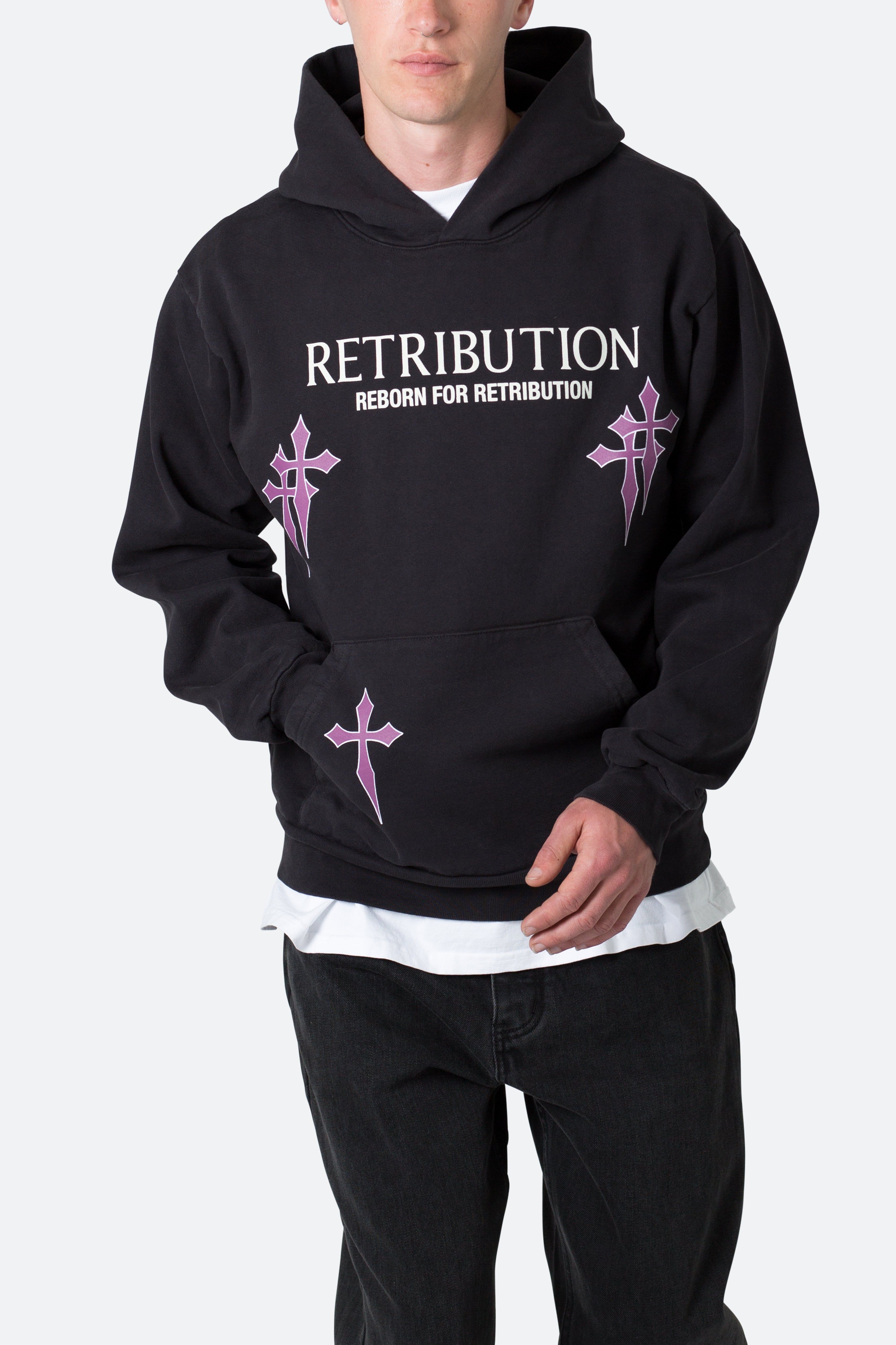 Retribution Hoodie - Washed Black sold by MNML product image thumbnail 2