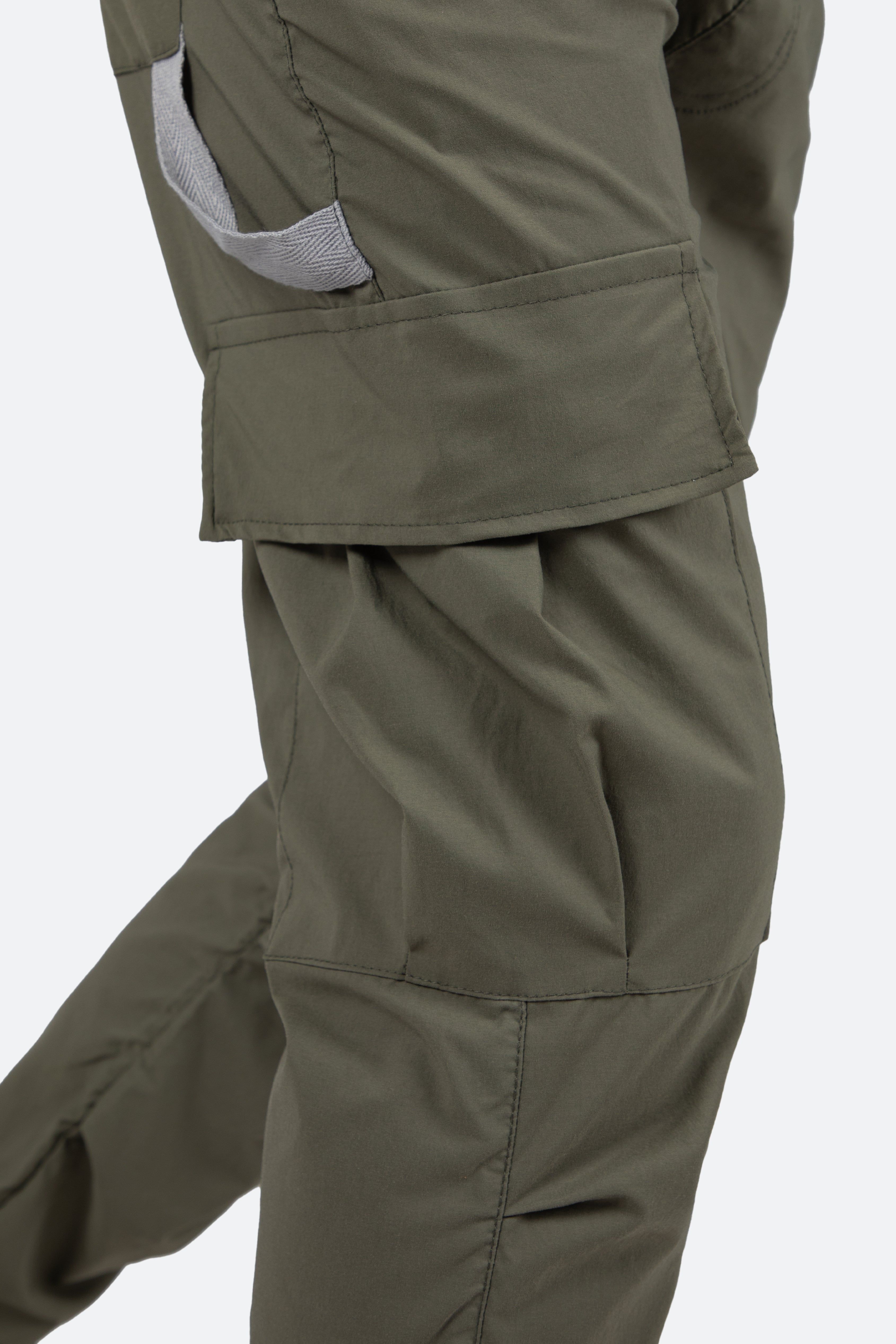 Cropped Baggy Cargo - Green sold by MNML product image thumbnail 6