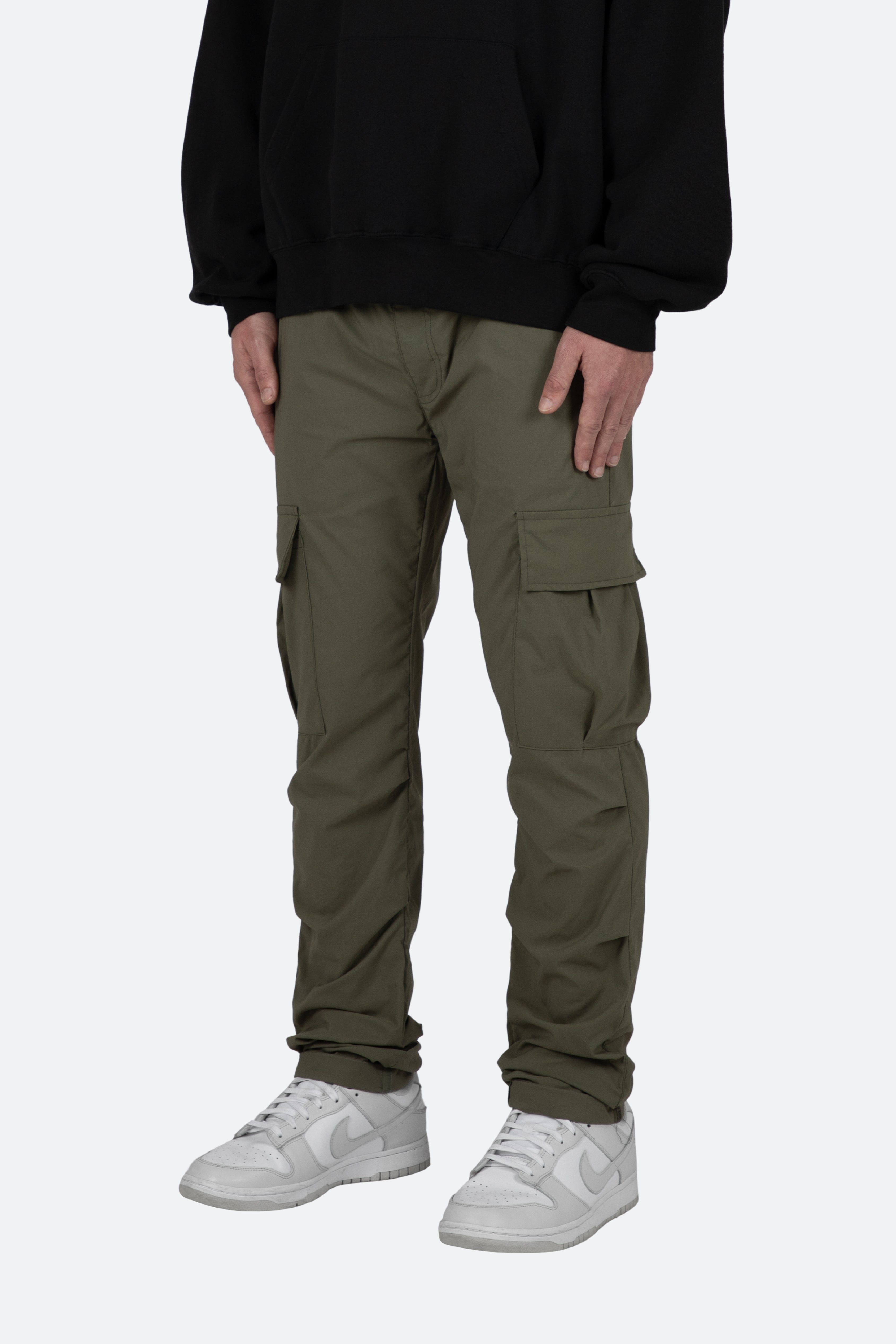 Cropped Baggy Cargo - Green sold by MNML product image thumbnail 4