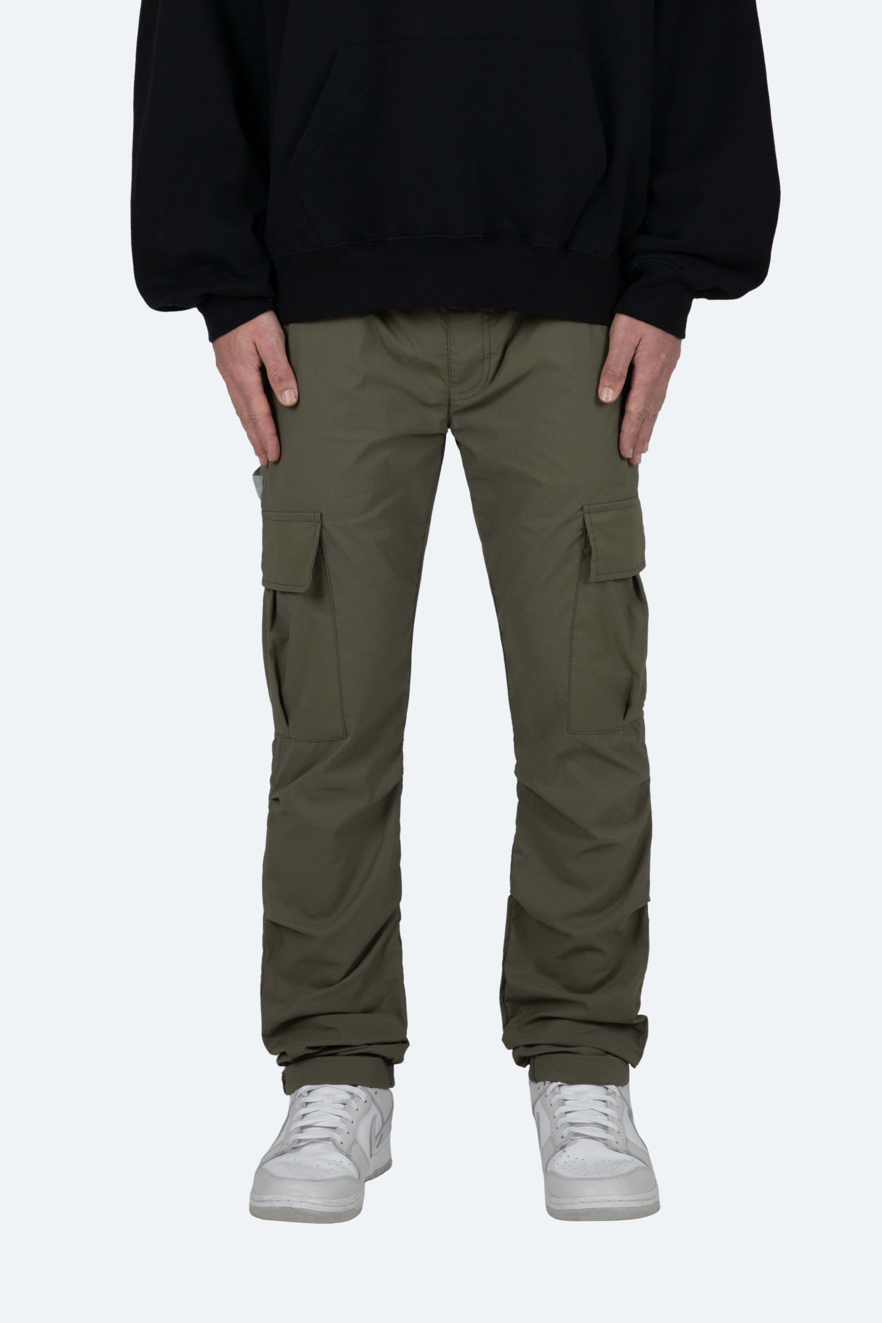 Cropped Baggy Cargo - Green sold by MNML product image thumbnail 3