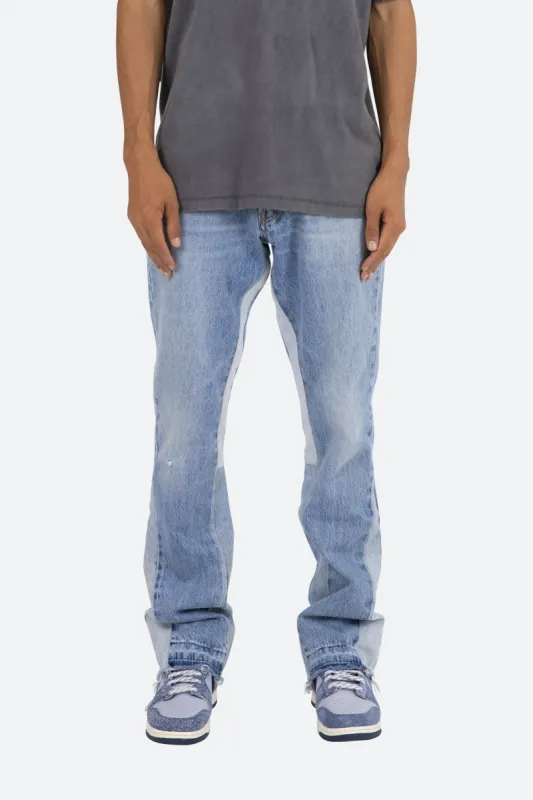 B221 Flare Denim - Blue sold by MNML