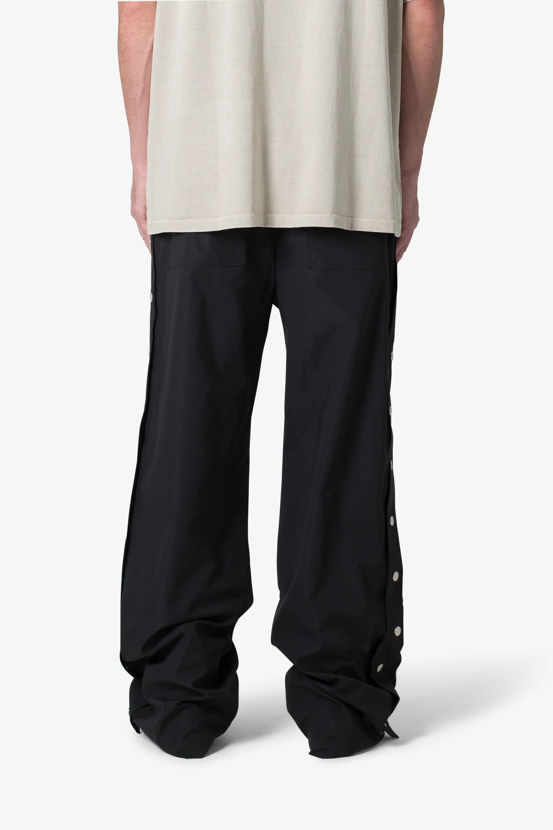 Side Snap Nylon Pants - Black sold by MNML product image thumbnail 5