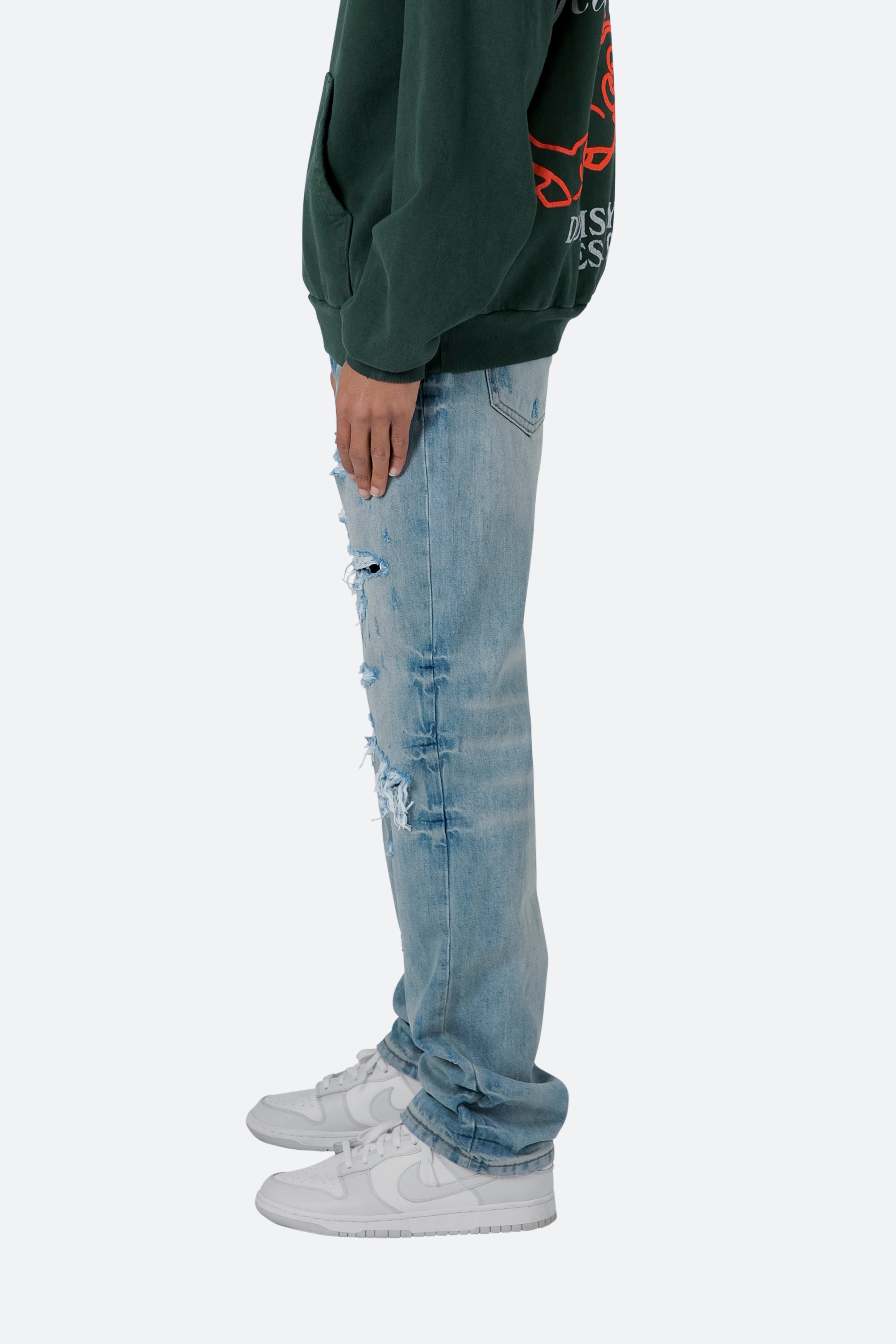 V490 Baggy Denim - Blue sold by MNML product image thumbnail 4