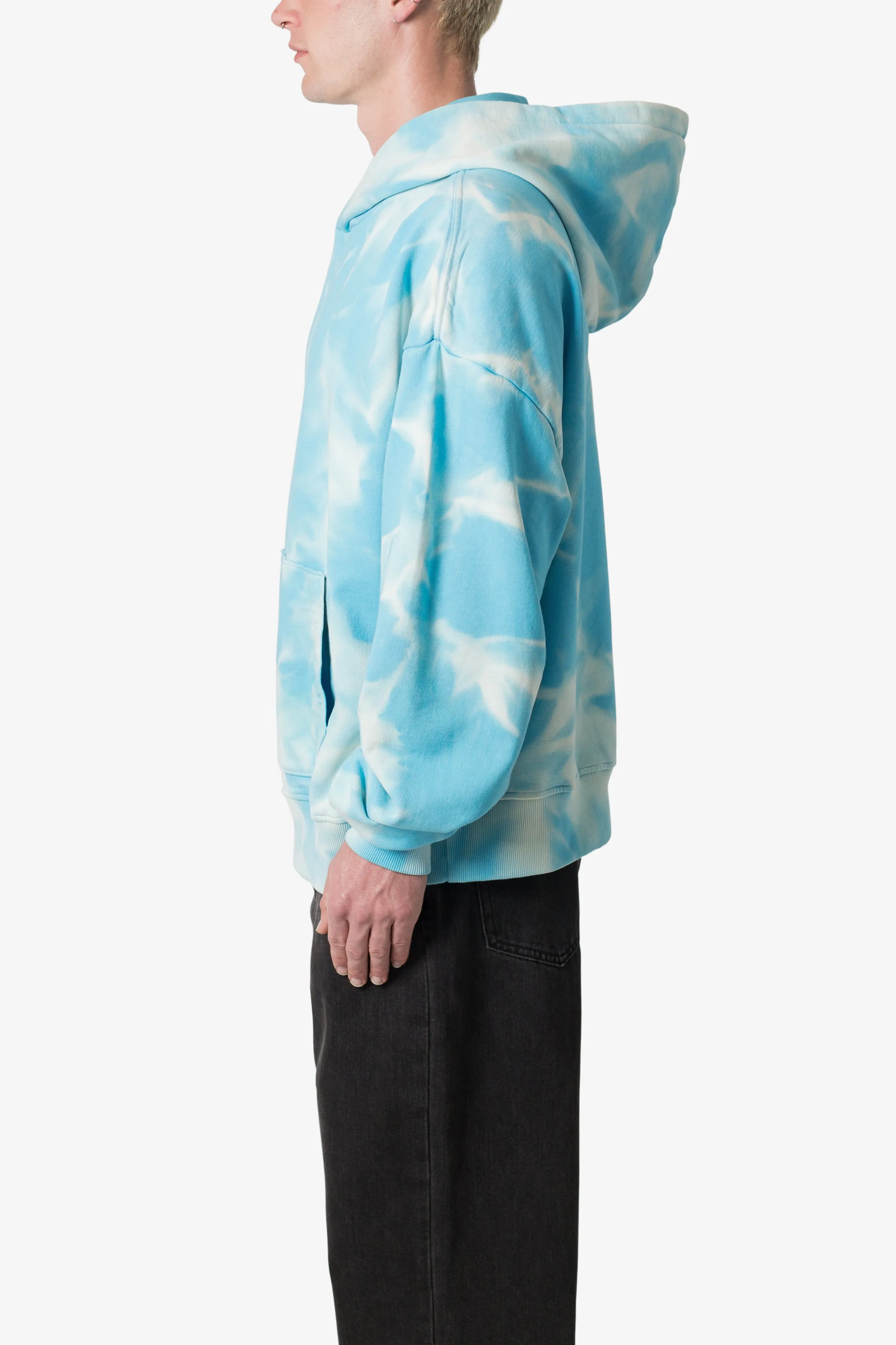 Water Wash Hoodie - Blue sold by MNML product image thumbnail 4