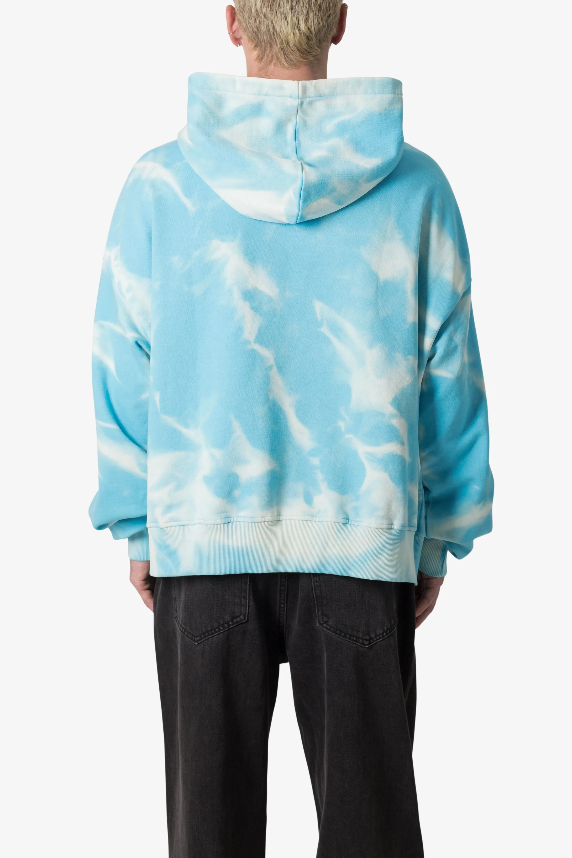Water Wash Hoodie - Blue sold by MNML product image thumbnail 5