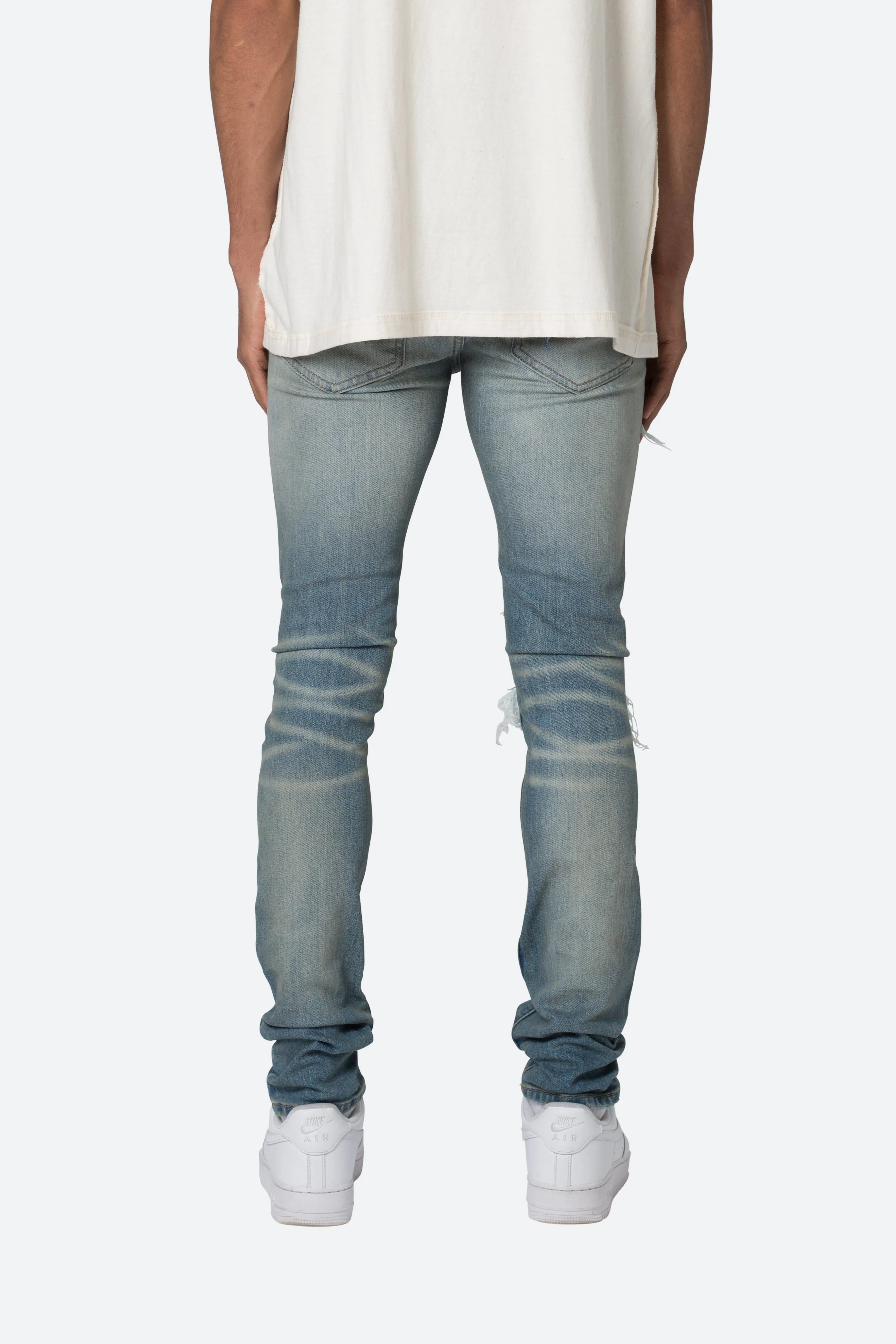 X555 Crystal Skinny Denim - Blue/Pink sold by MNML product image thumbnail 5