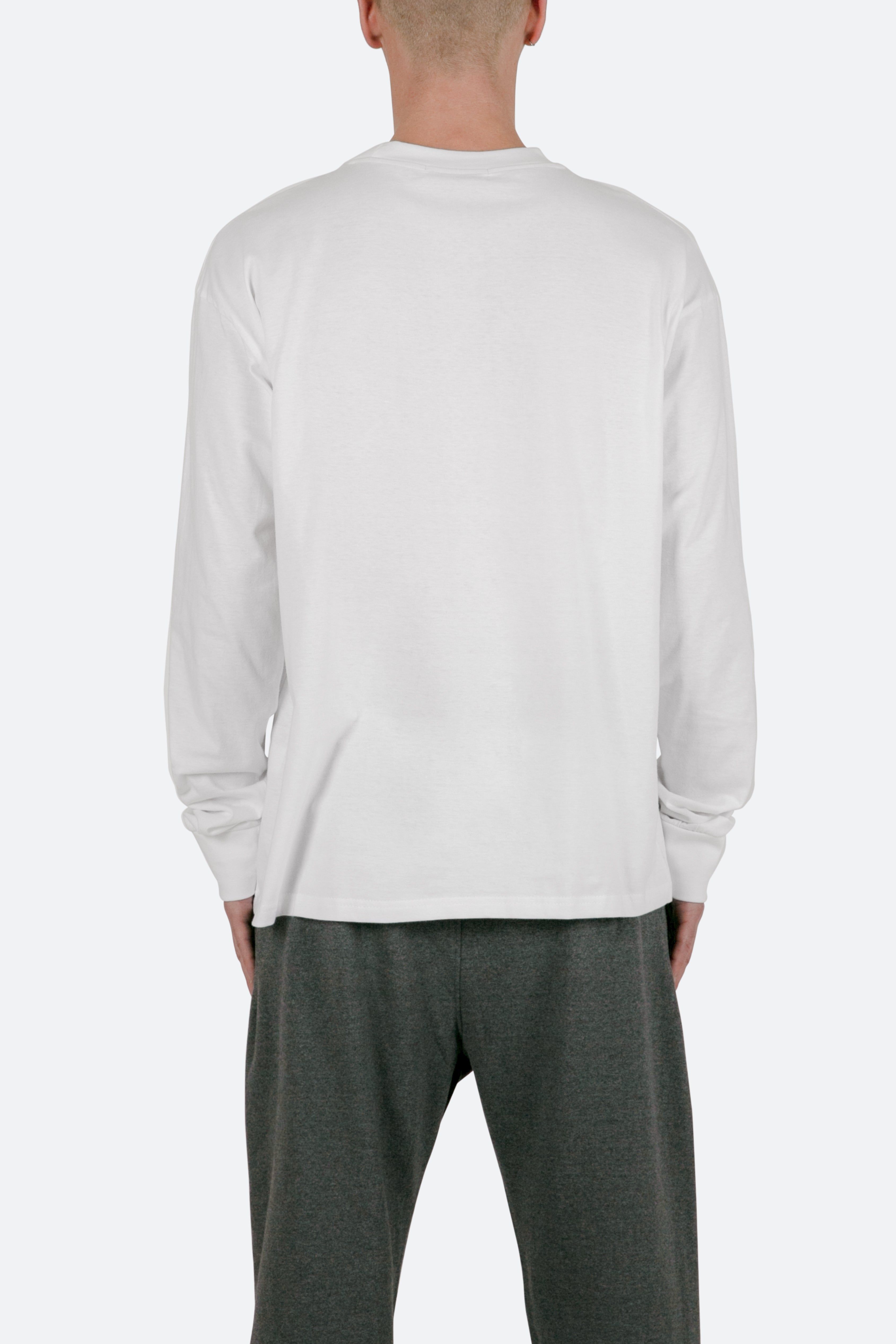 Every Day II L/S Tee - White sold by MNML product image thumbnail 6