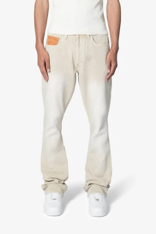 B375 Flare Denim - Light Tan sold by MNML