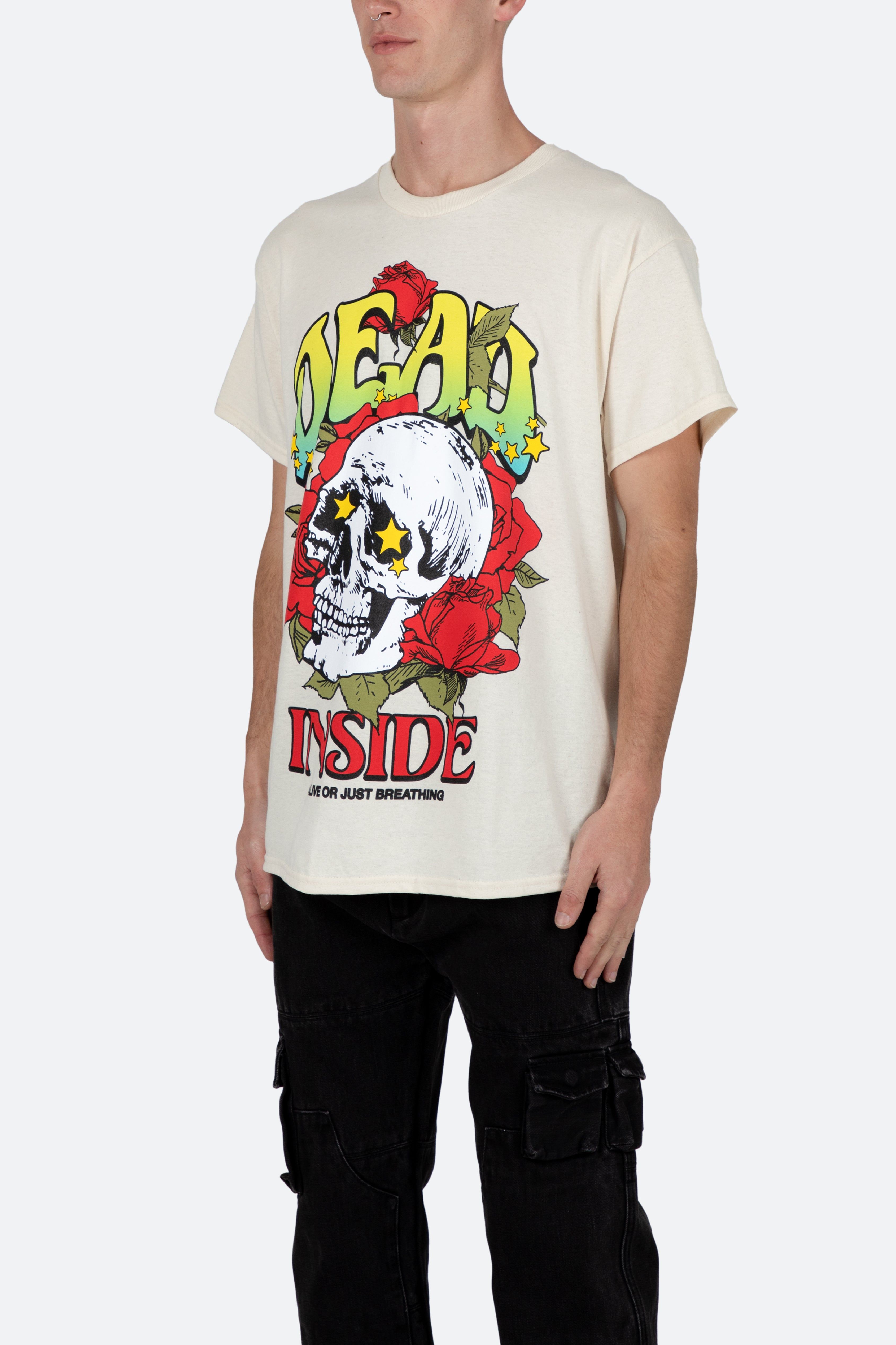 Dead Inside Tee - Natural sold by MNML product image thumbnail 4