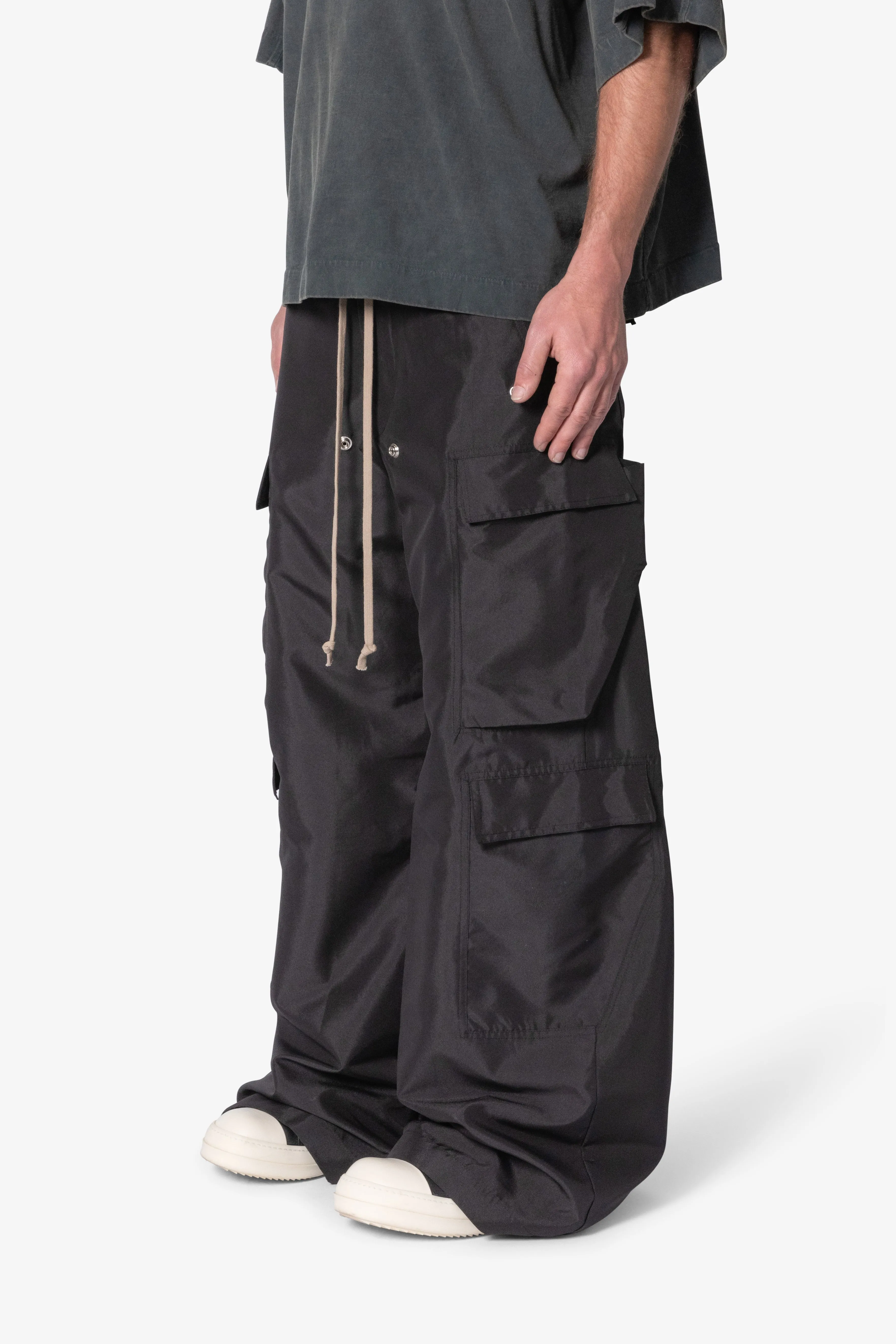 Rave Double Cargo Pants - Black sold by MNML product image thumbnail 3