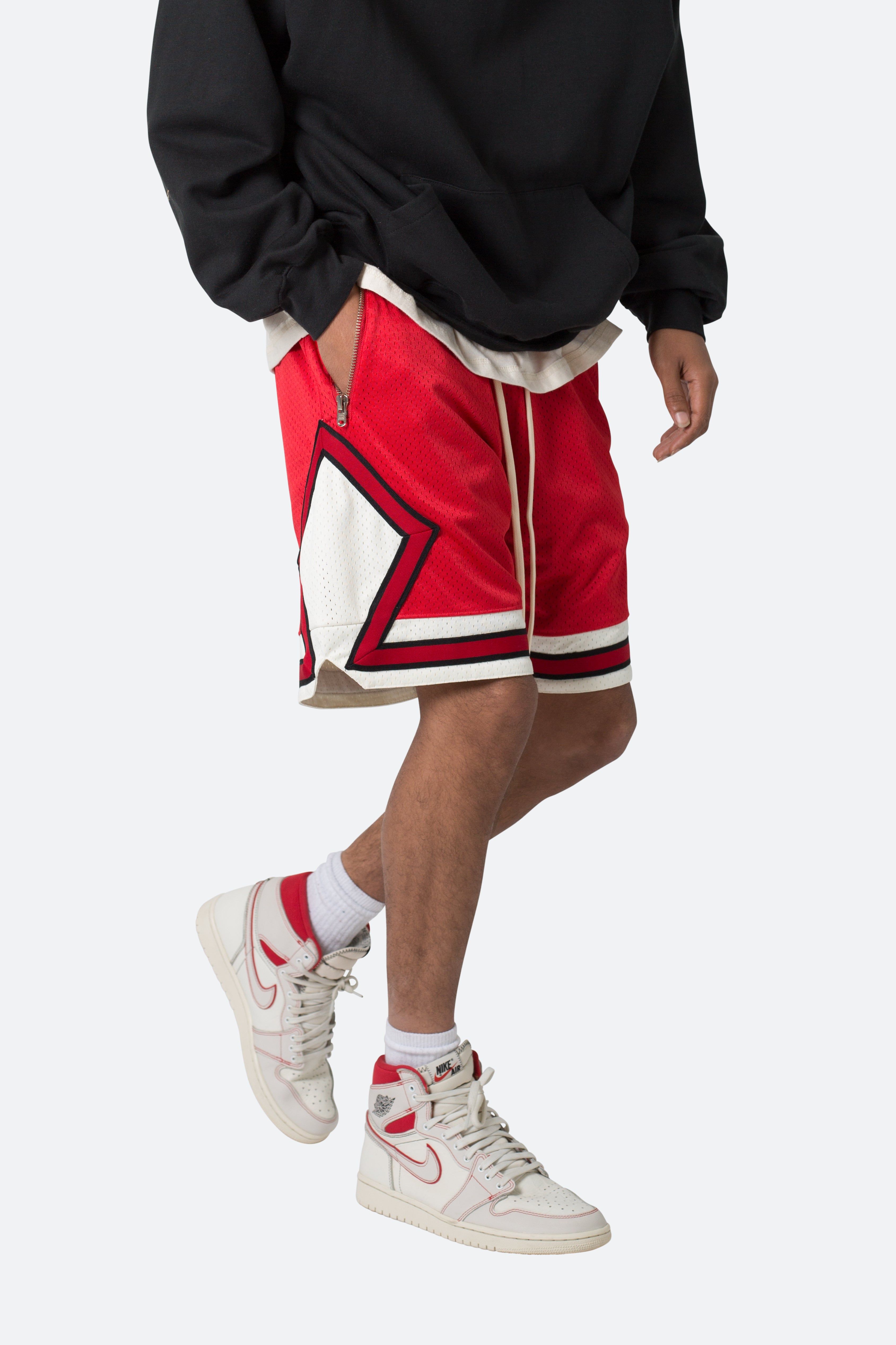 Classic Basketball Shorts - Red/White sold by MNML product image thumbnail 2