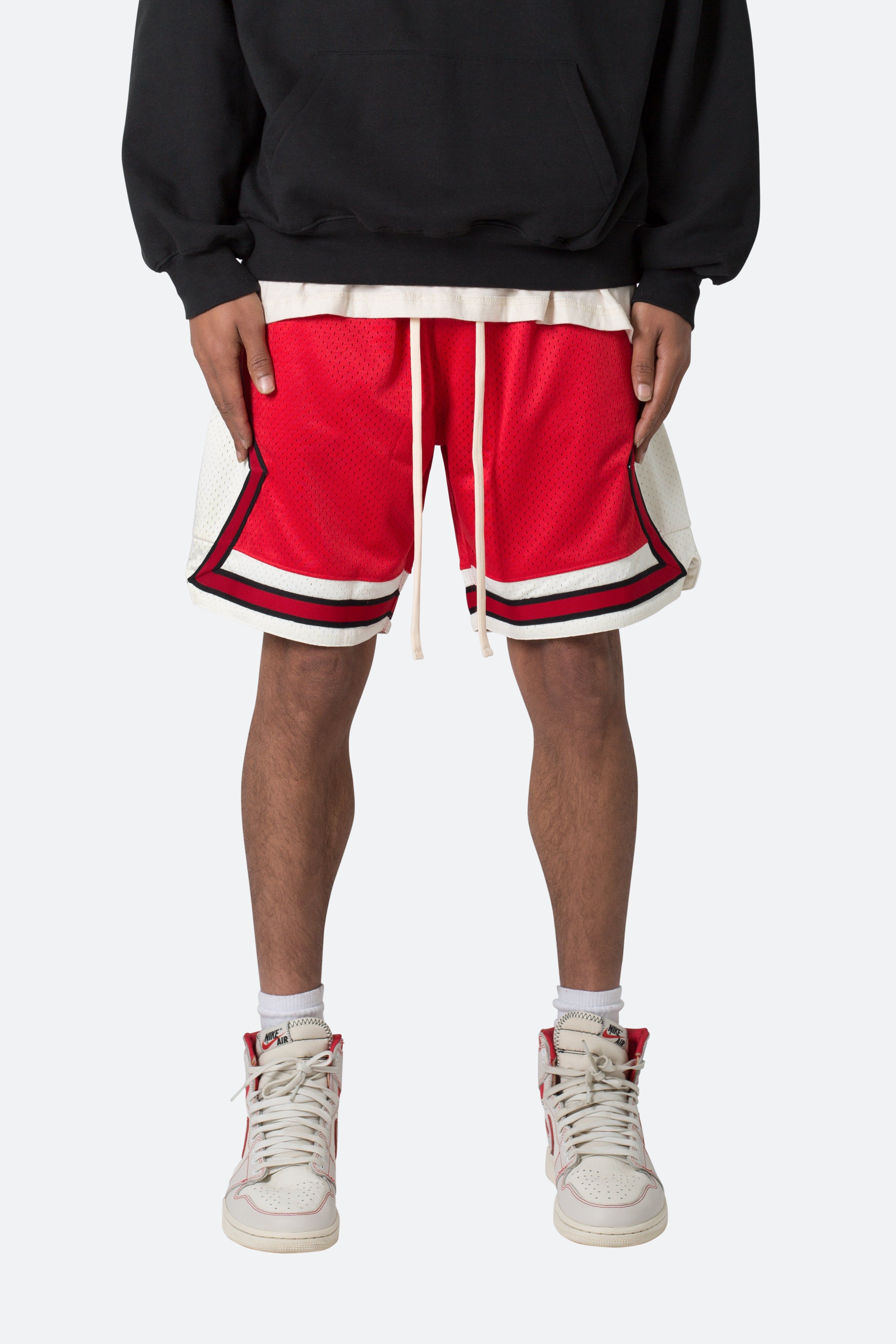 Classic Basketball Shorts - Red/White sold by MNML product image thumbnail 3