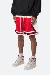 Classic Basketball Shorts - Red/White sold by MNML