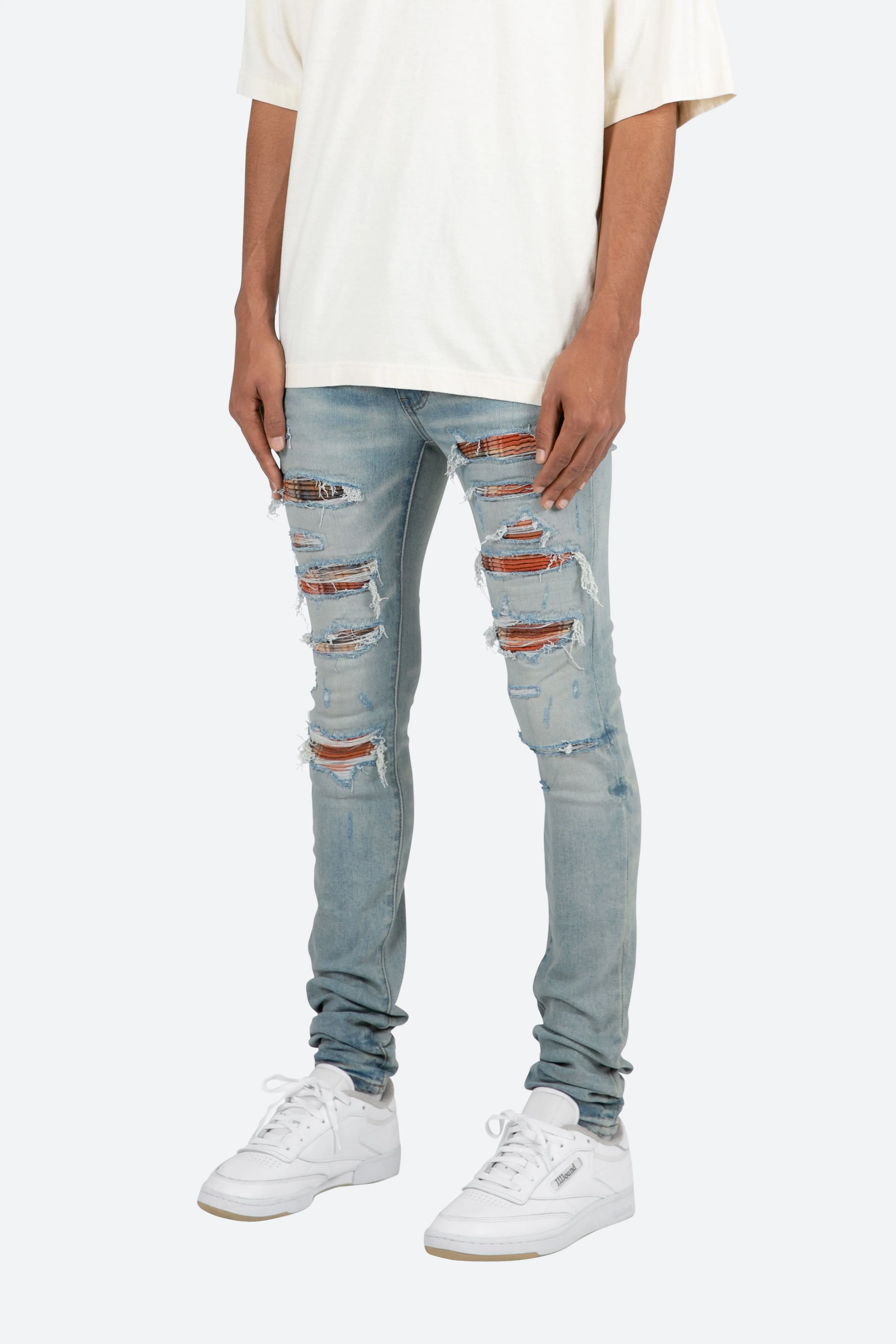 X459 Skinny Denim - Light Blue sold by MNML product image thumbnail 4