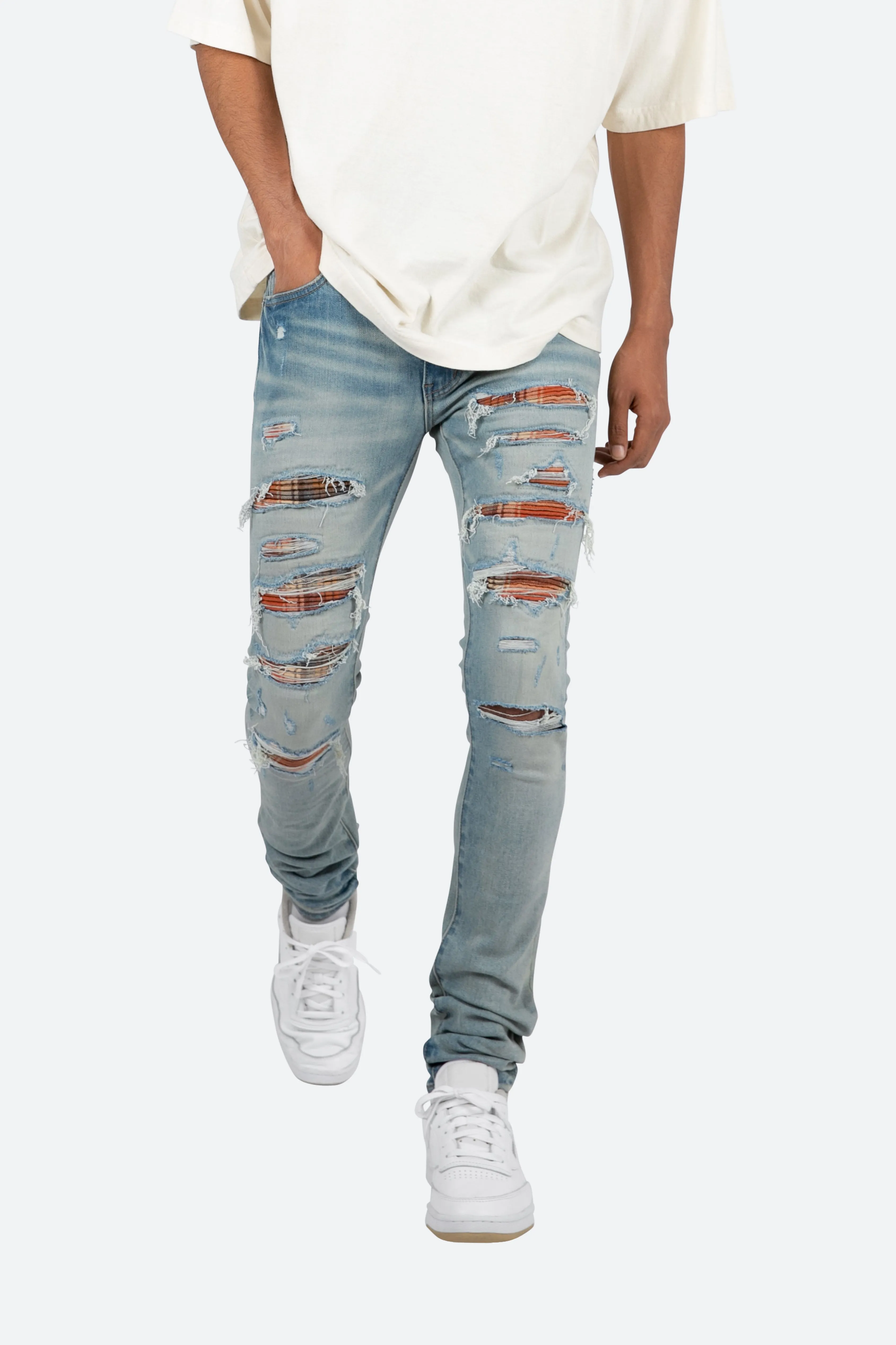 X459 Skinny Denim - Light Blue sold by MNML product image thumbnail 2