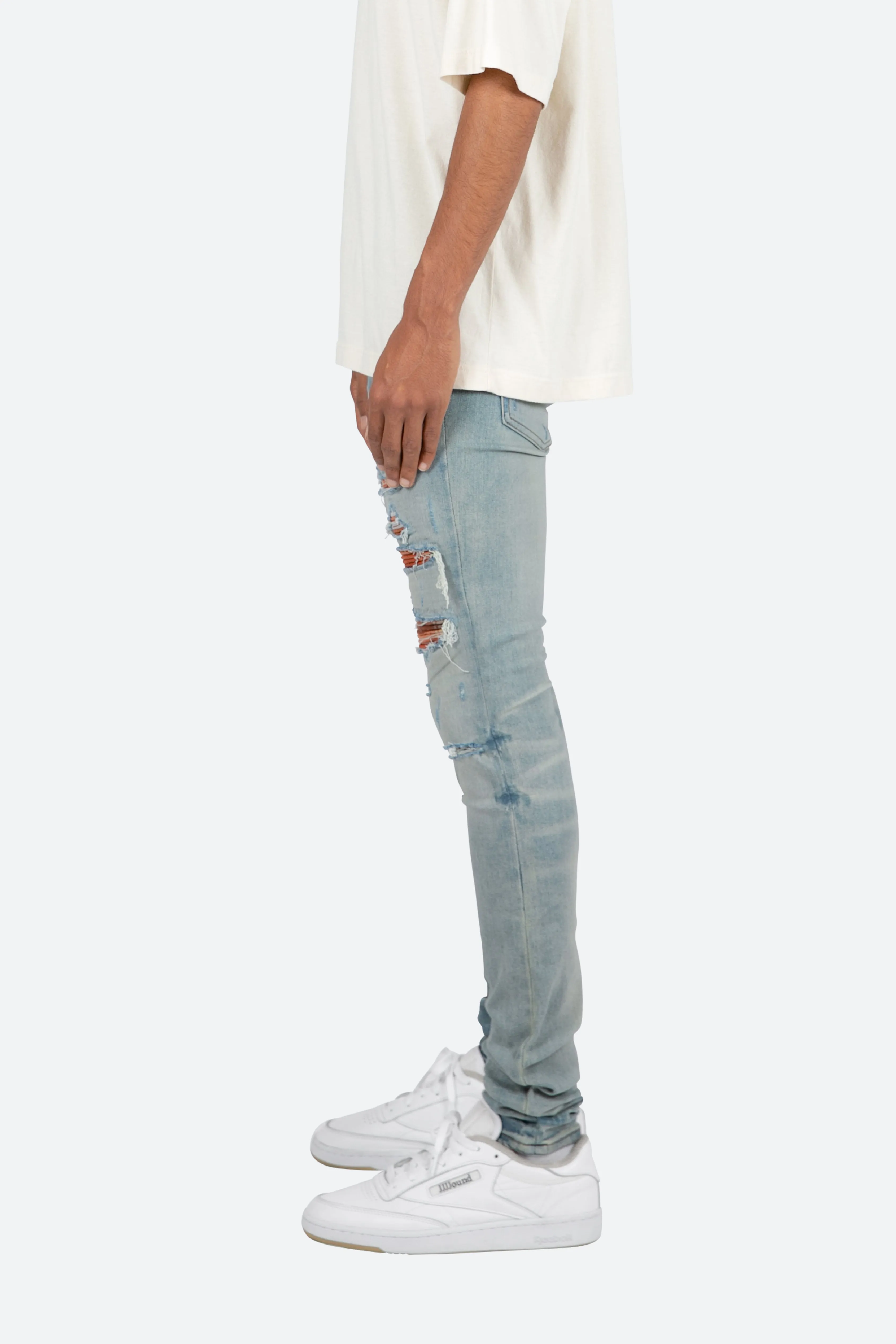 X459 Skinny Denim - Light Blue sold by MNML product image thumbnail 5